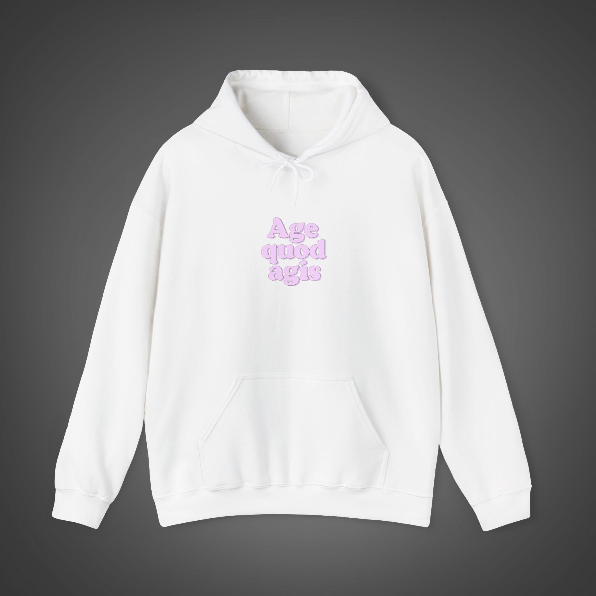 Women's "Age quod agis" - " Do what you are doing"(be present)" Hoodie