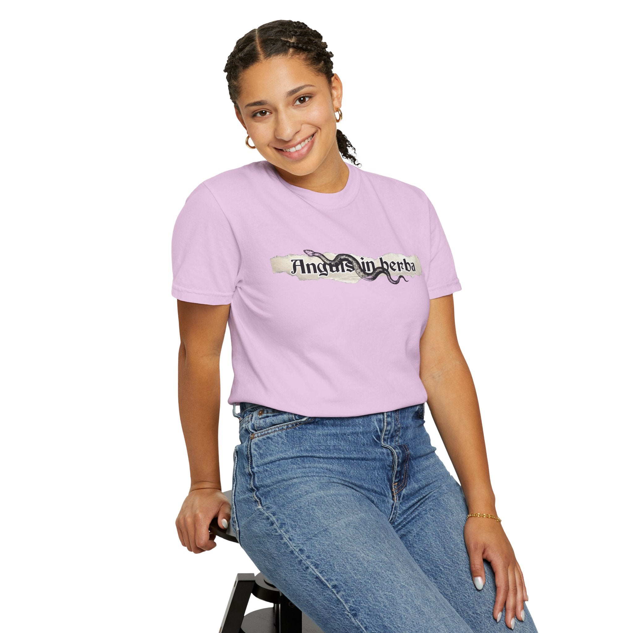 Women's “Anguis in herba” – “A snake in the grass” (hidden danger) T-Shirt