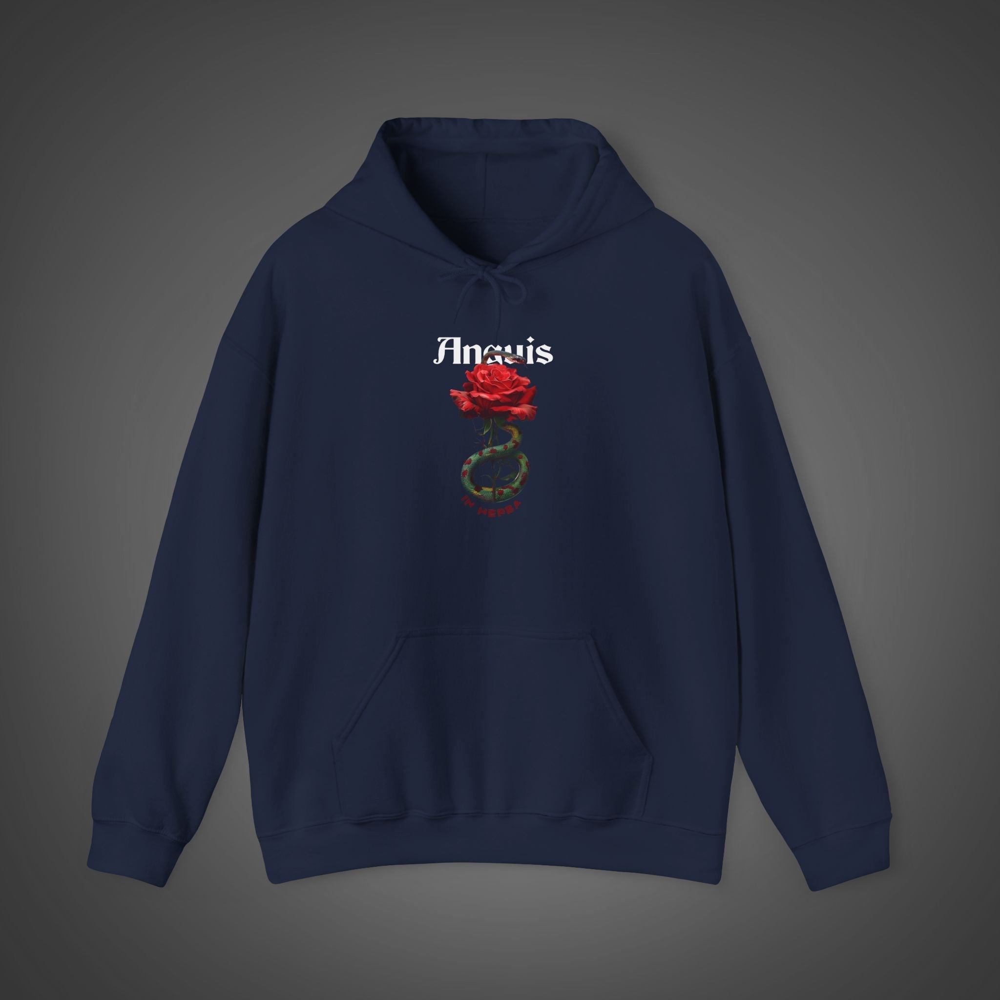 Men's "Anguis in herba" - "A snake in the grass"(hidden danger) Hoodie
