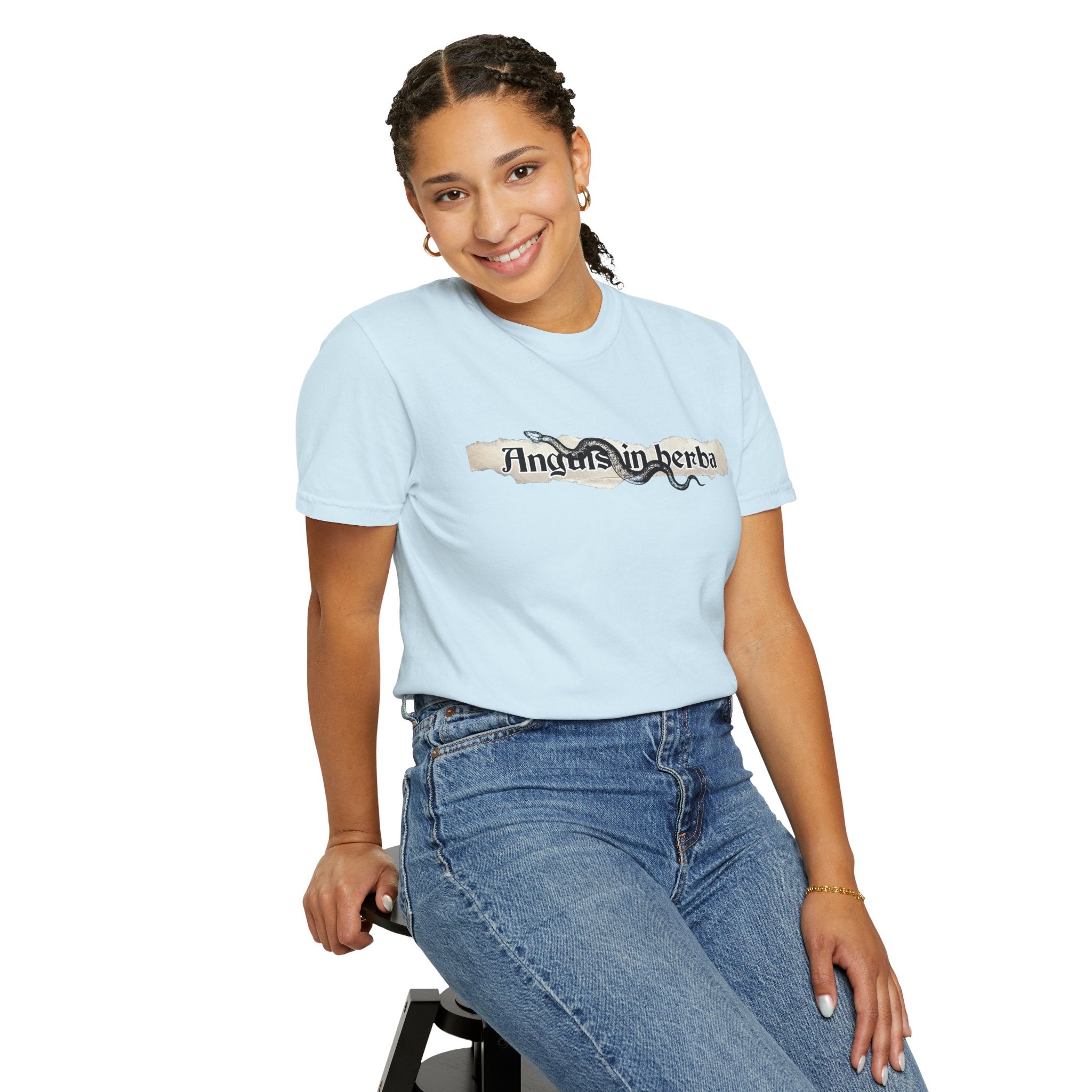 Women's “Anguis in herba” – “A snake in the grass” (hidden danger) T-Shirt