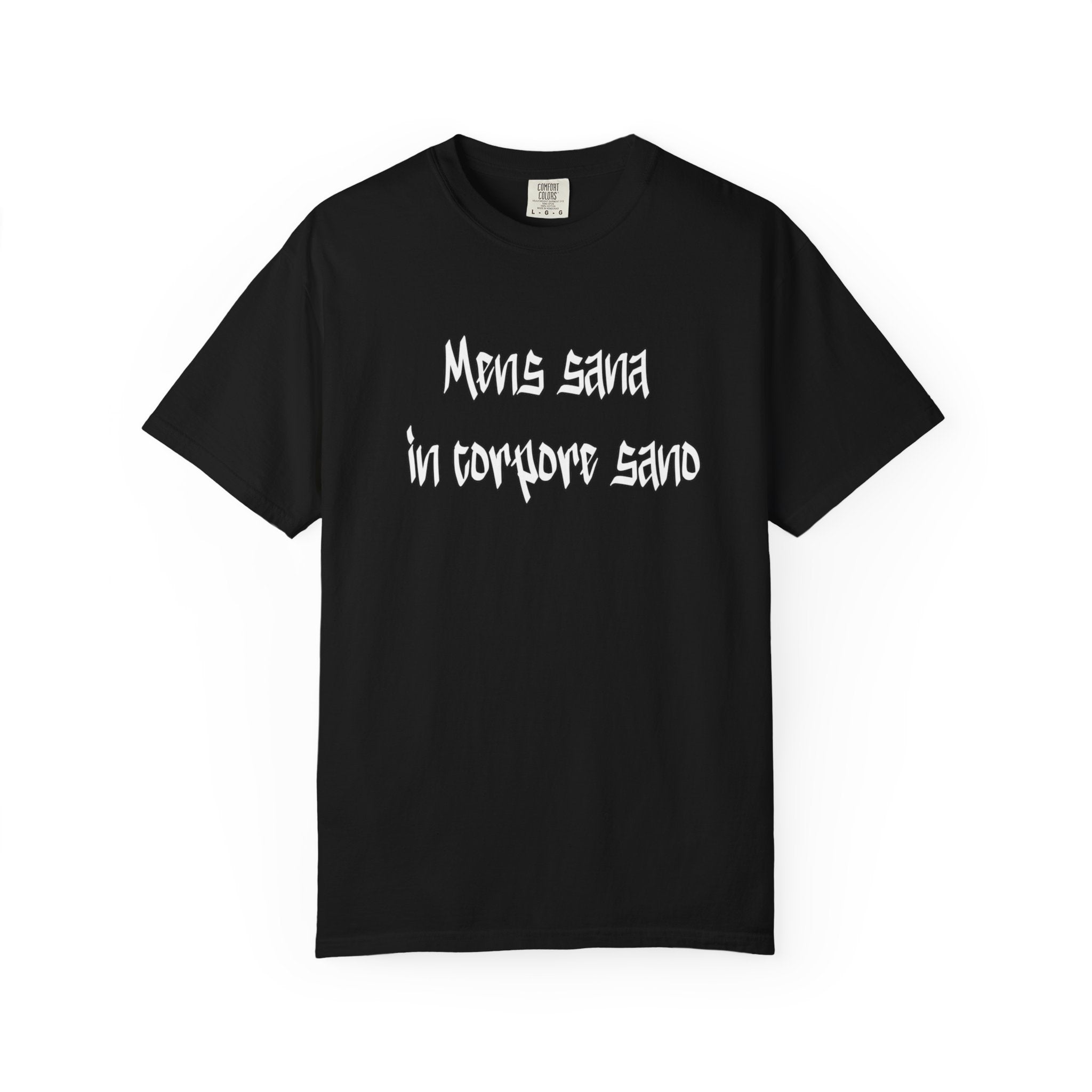 Men's "Mens sana in corpore sano" - "A healthy mind in a healthy body" T-shirt