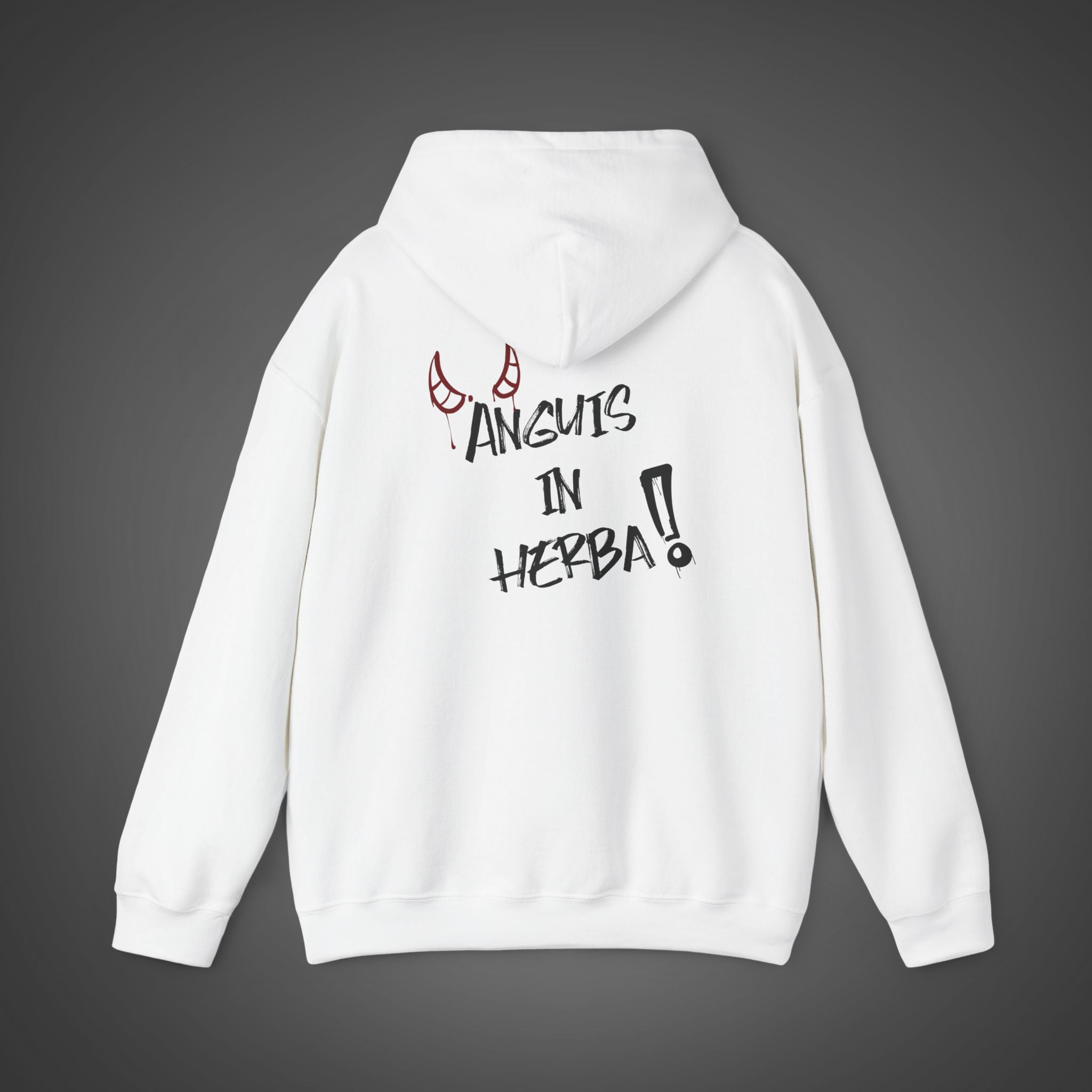 Men's "Anguis in herba" - "A snake in the grass"(hidden danger) Hoodie