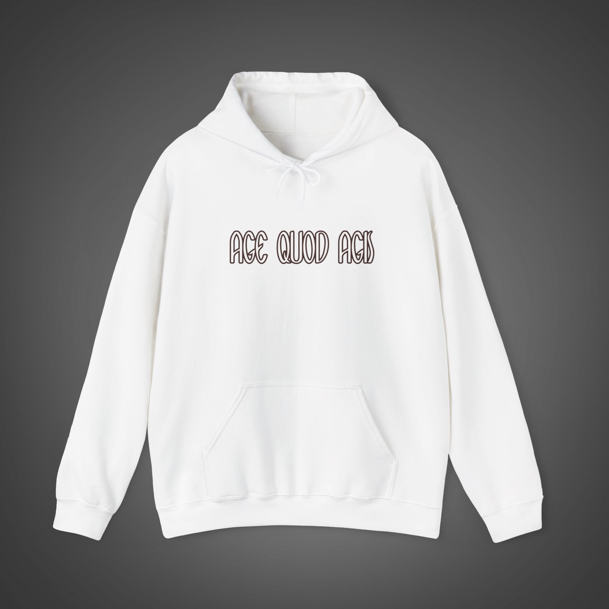 Women's "Age quod agis" - " Do what you are doing"(be present)" Hoodie