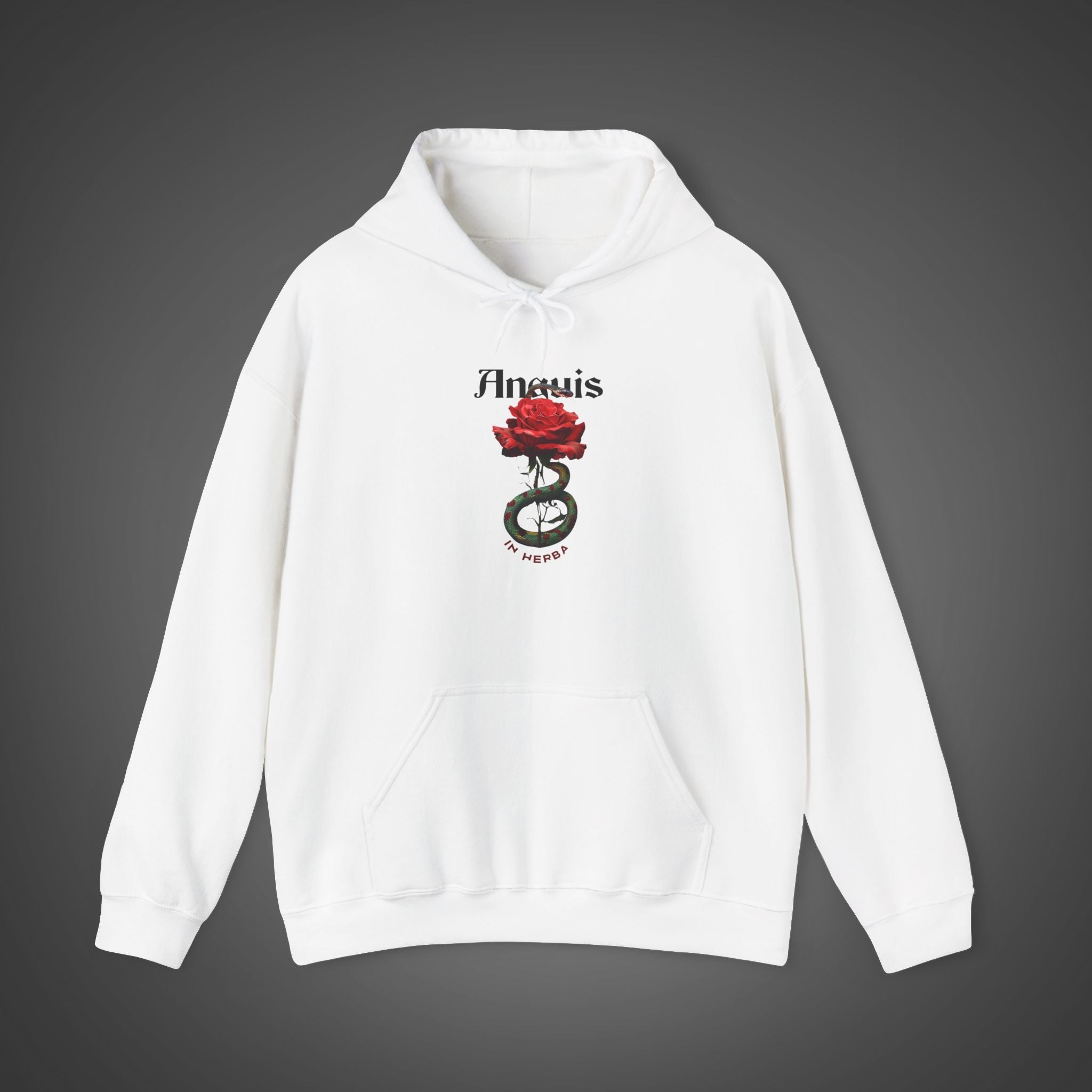 Men's "Anguis in herba" - "A snake in the grass"(hidden danger) Hoodie