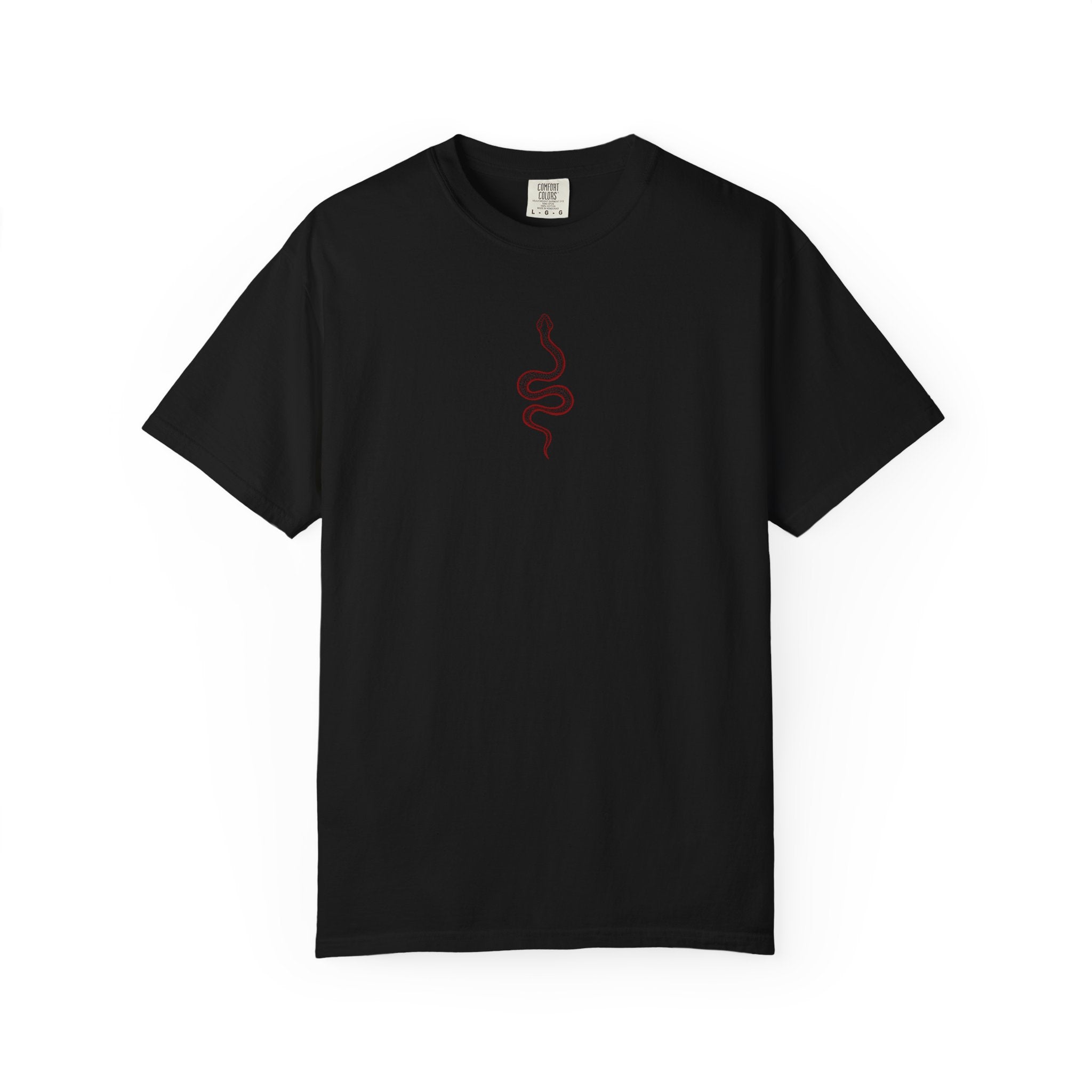 Women's "Anguis in herba" - "A snake in the grass"(hidden danger) T-shirt