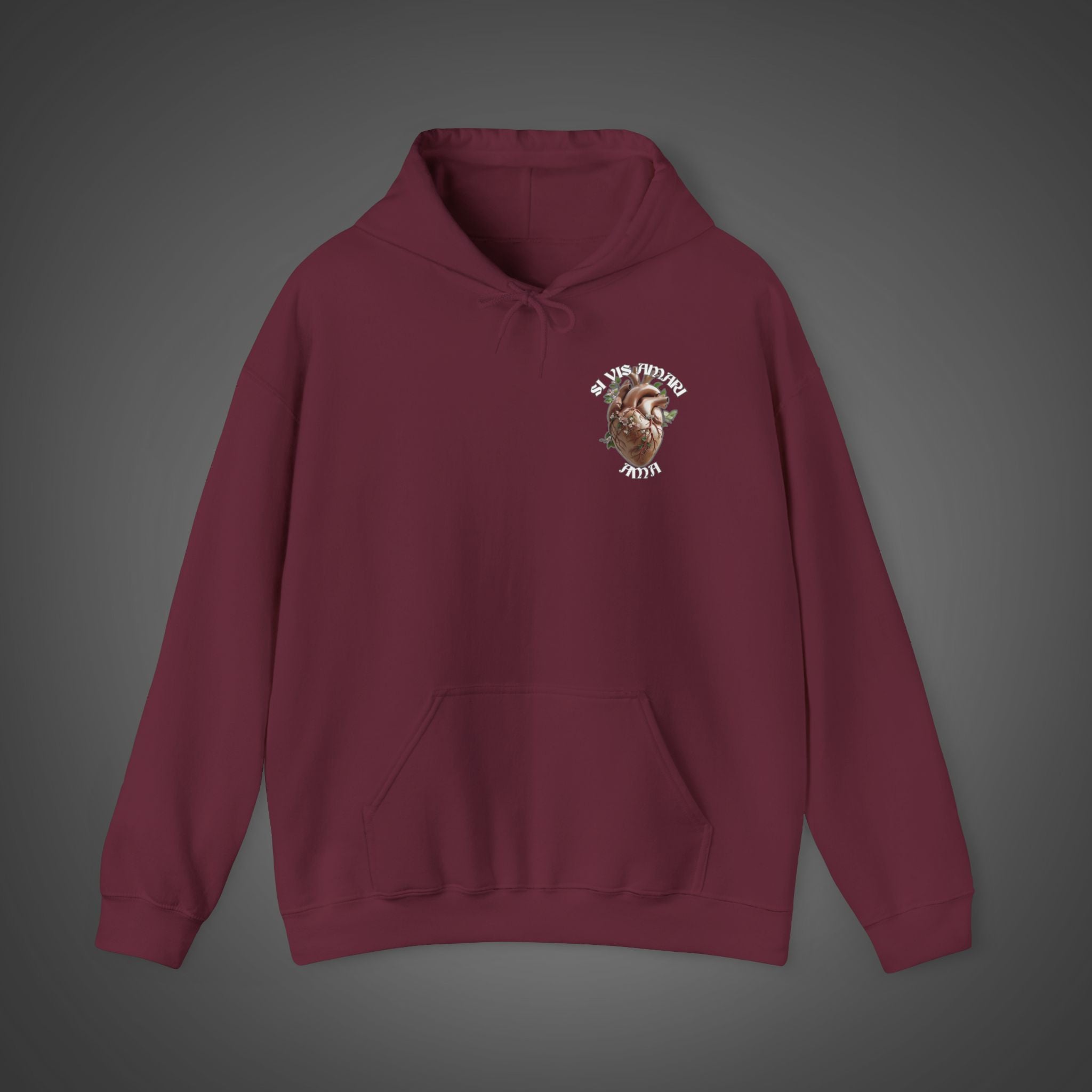 Men's "Si vis amari, ama" - "If you want to be loved, love" Hoodie