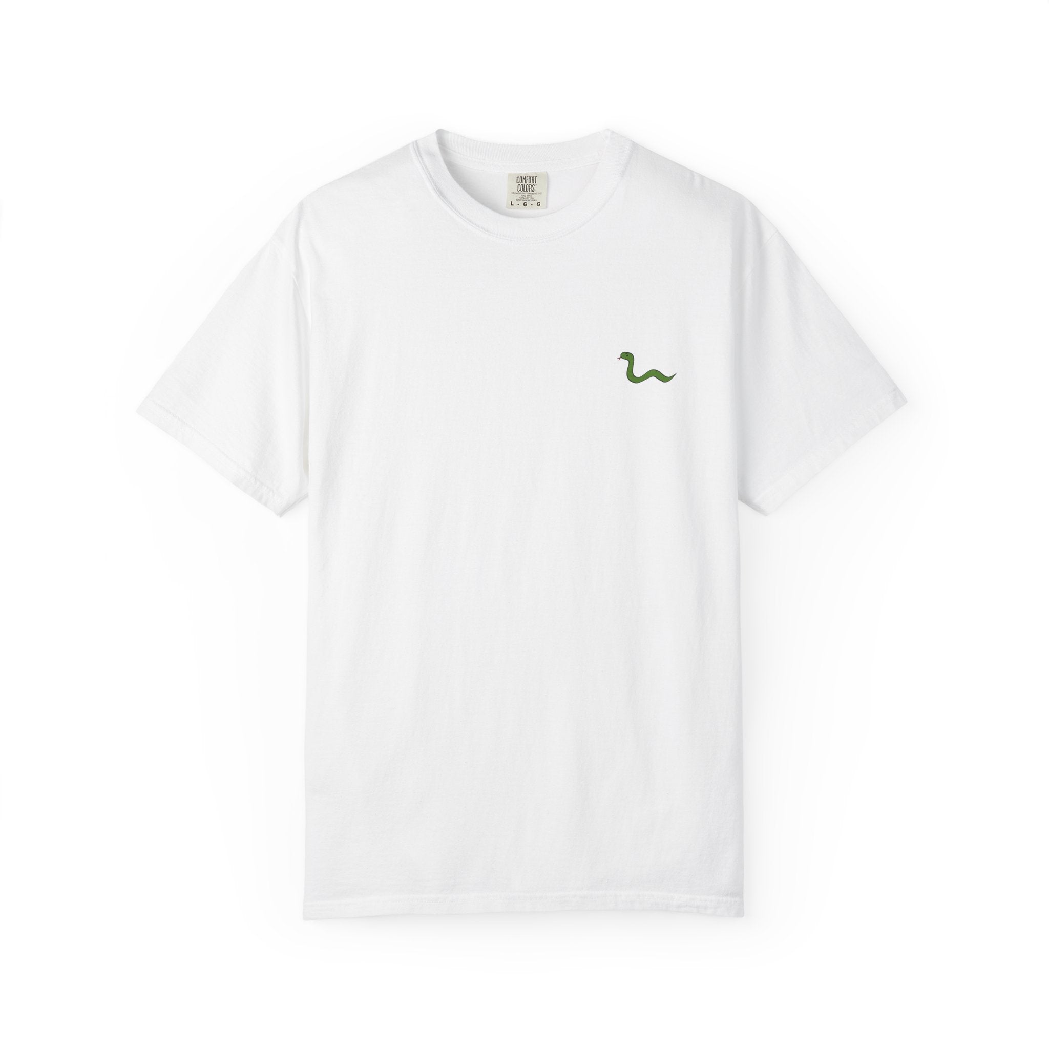 Women's "Anguis in herba" - "A snake in the grass"(hidden danger) T-shirt