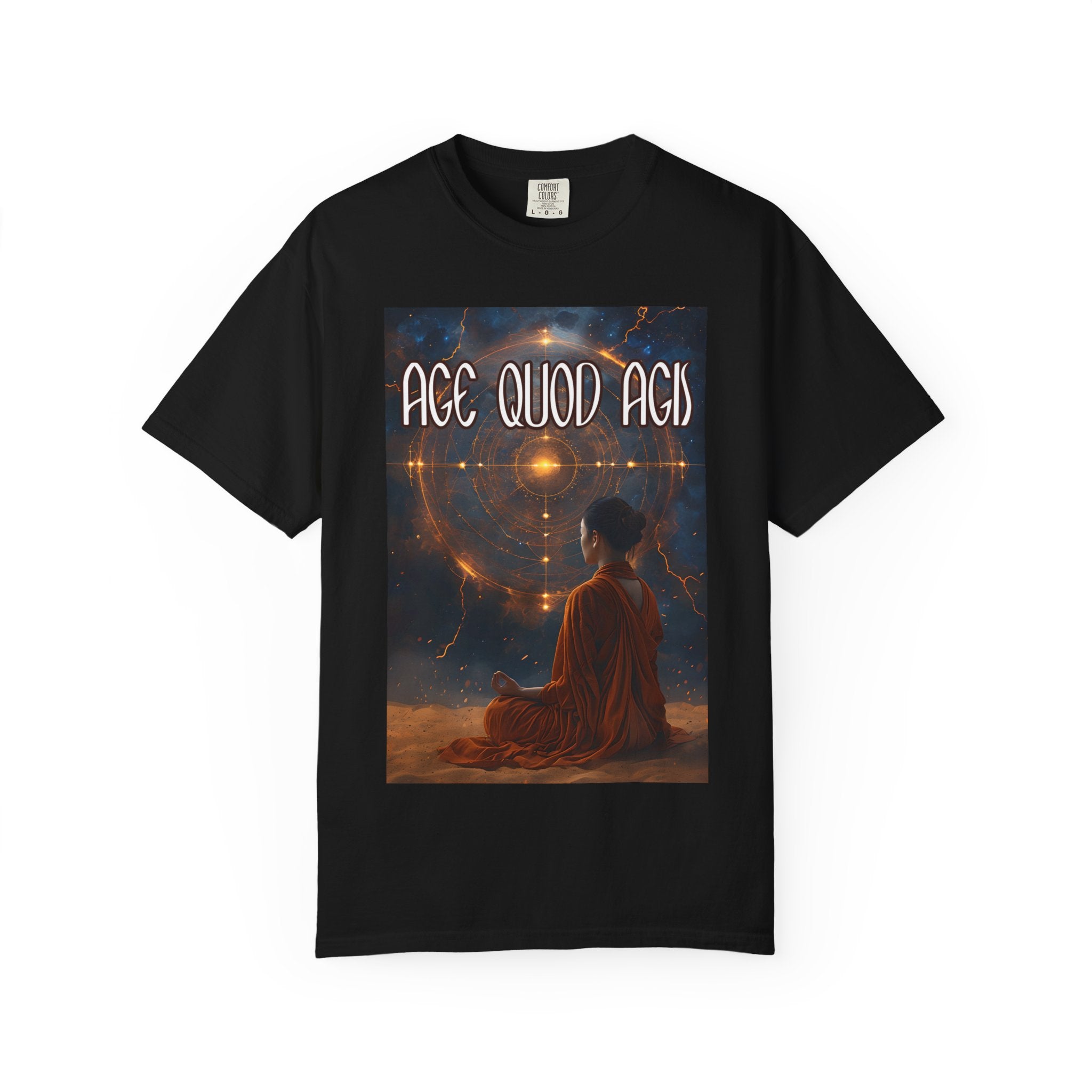 Women's "Age quod agis" - " Do what you are doing"(be present) T-shirt