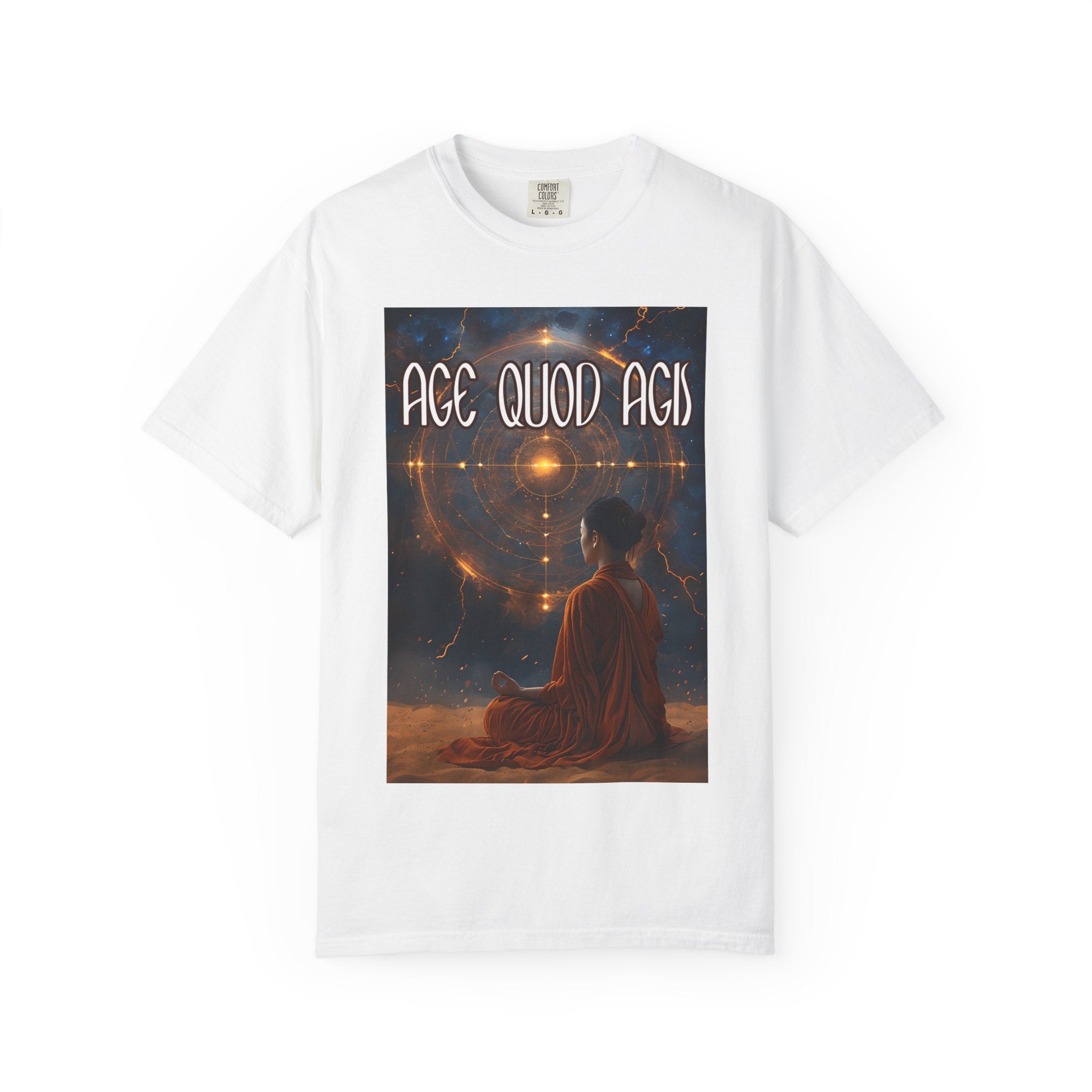 Women's "Age quod agis" - " Do what you are doing"(be present) T-shirt