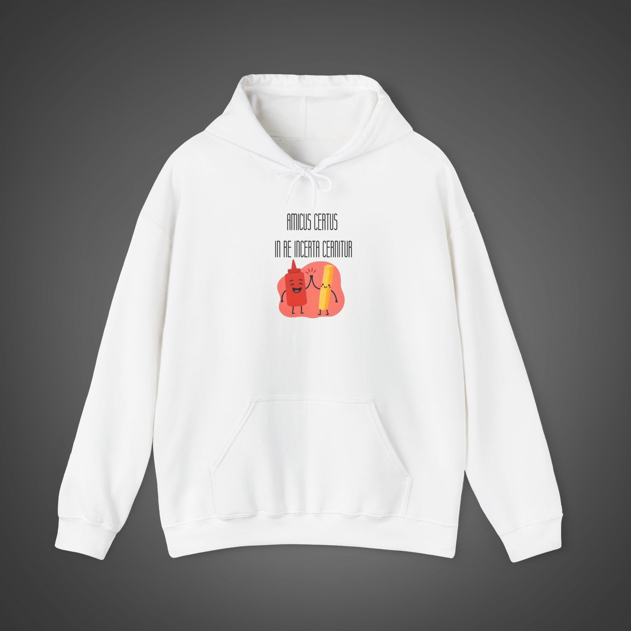 Women's "Amicus certus in re incerta cernitur - "A true friend is known in time of need" Hoodie