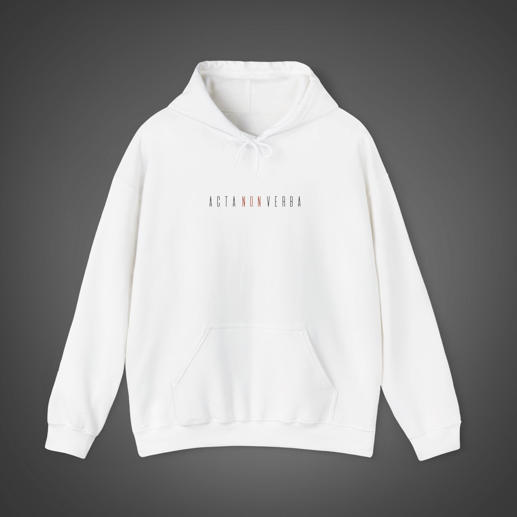 Women's "Acta non verba" - "Deeds, not words" Hoodie