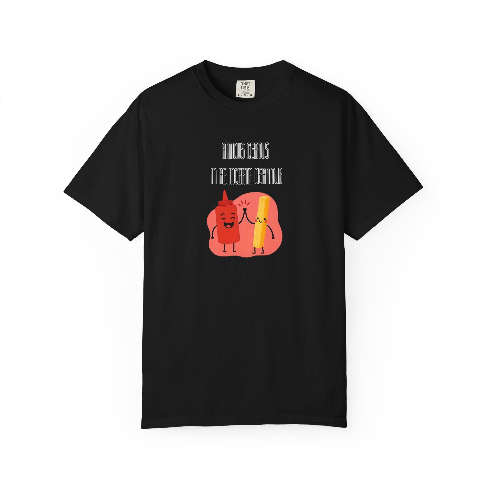 Women's "Amicus certus in re incerta cernitur - "A true friend is known in time of need" T-shirt