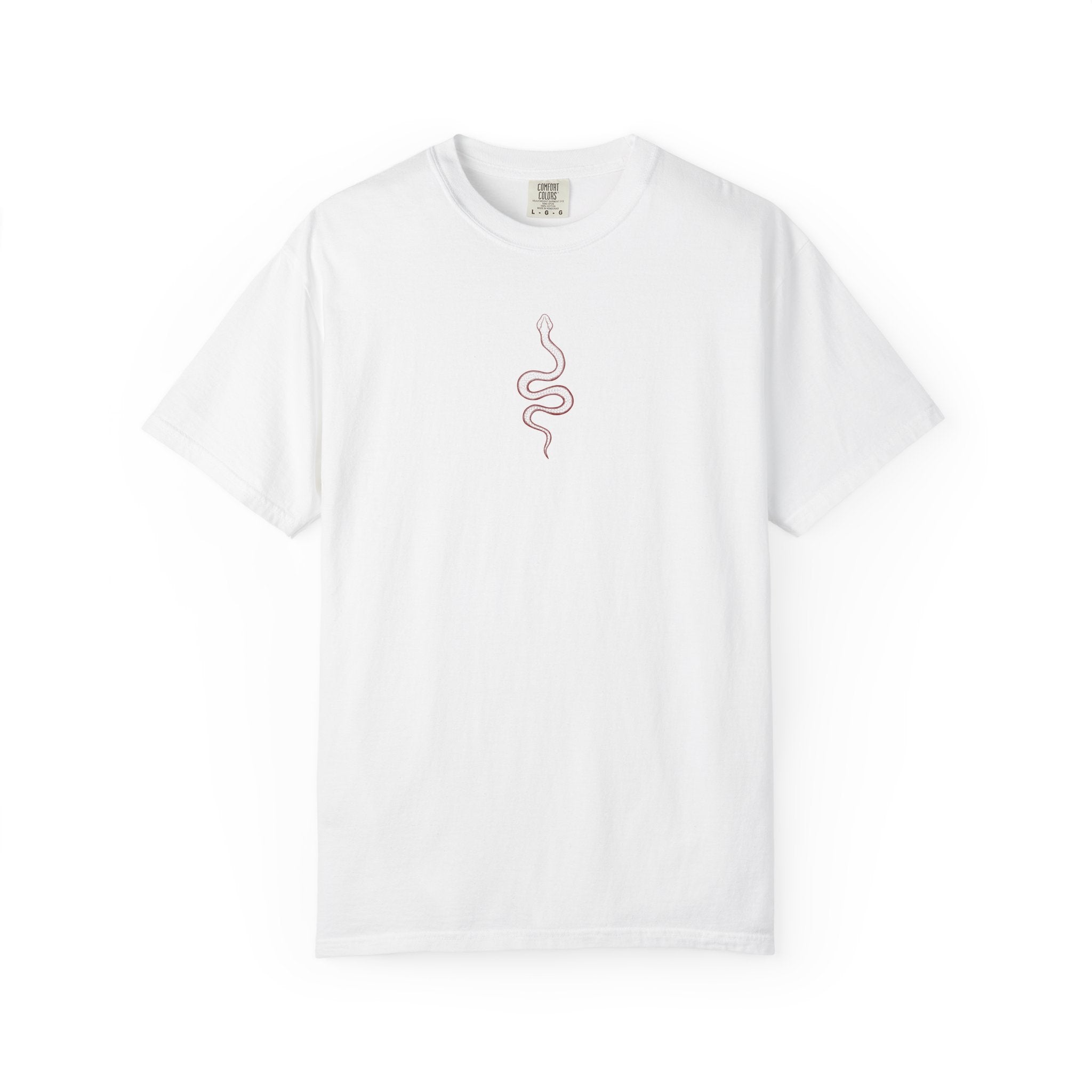 Women's "Anguis in herba" - "A snake in the grass"(hidden danger) T-shirt