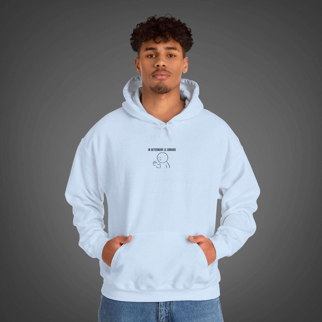 Men' s "In aeternum le amabo" - "I will love you forever" Hoodie