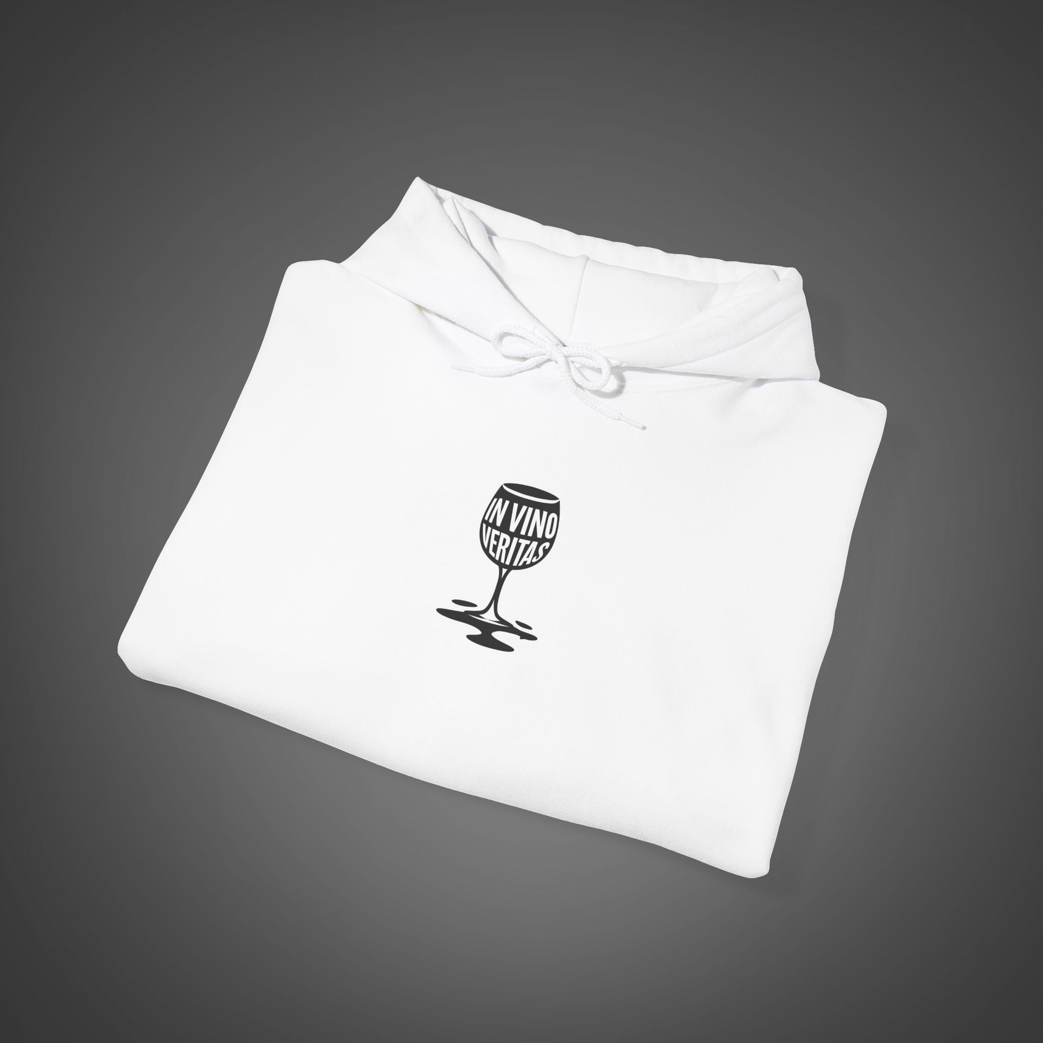 Women's "In vino veritas" - "In wine, truth" (Wine Glass) Hoodie