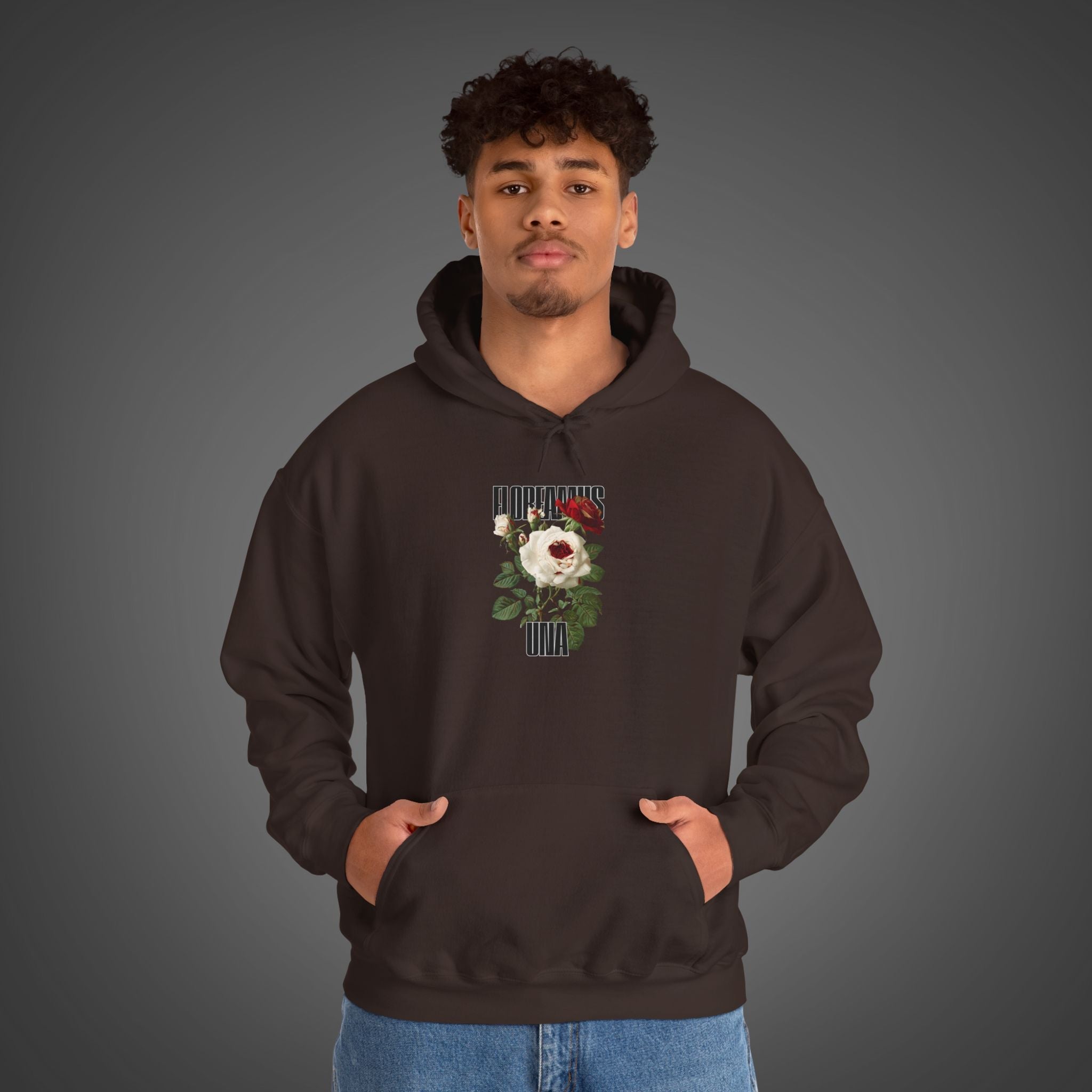 Men's "Floreamus una" - "Let's bloom together"  Hoodie