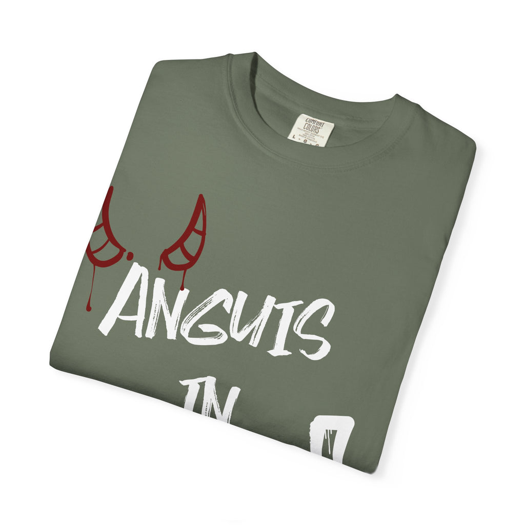Men “Anguis in herba” – “A snake in the grass” (hidden danger) T-Shirt