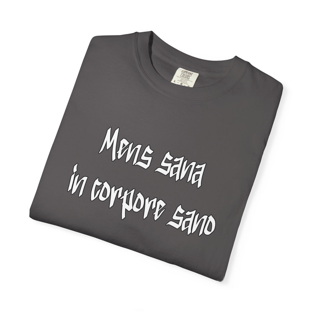 Men's "Mens sana in corpore sano" - "A healthy mind in a healthy body" T-shirt