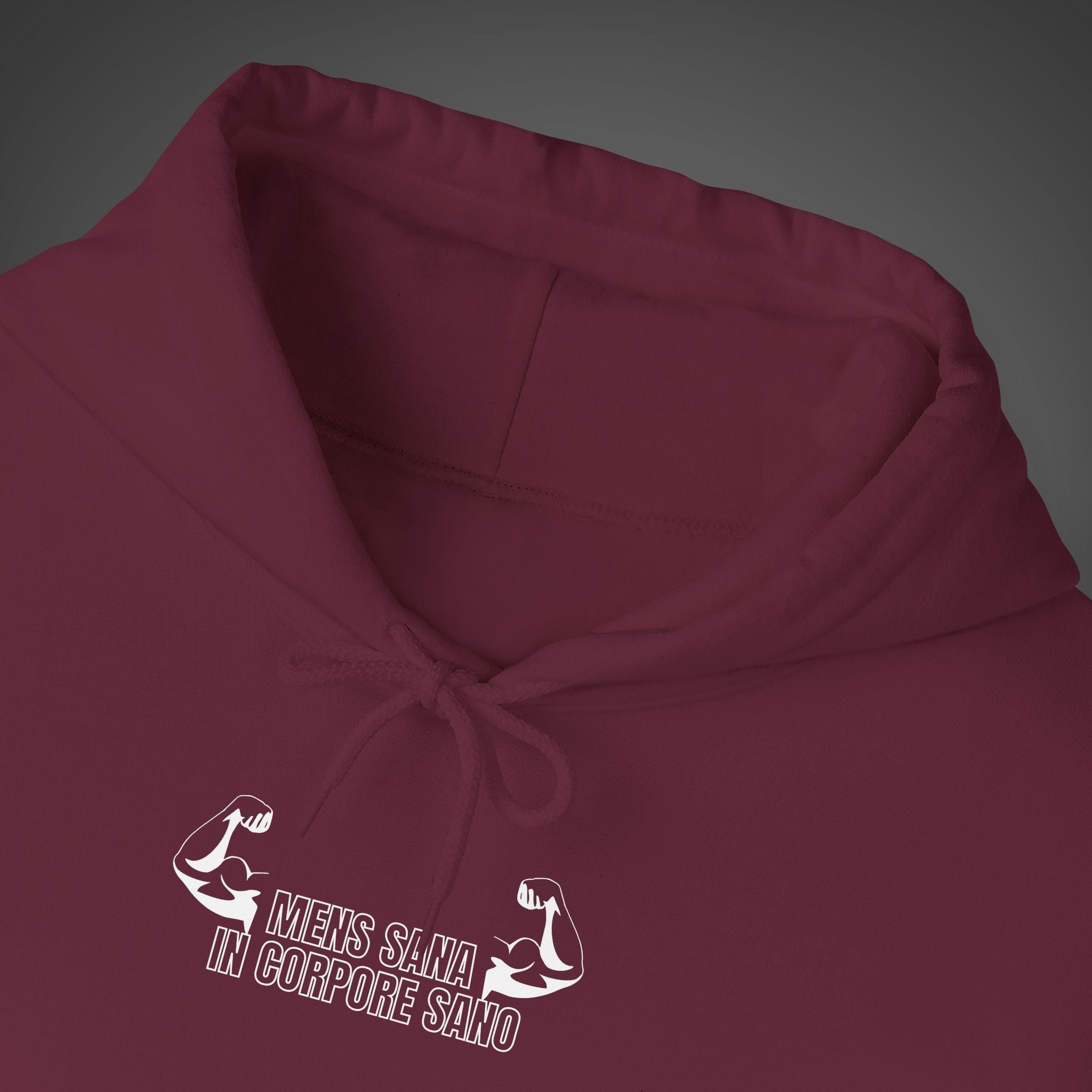 Men's "Mens sana in corpore sano" - "A healthy mind in a healthy body" Hoodie