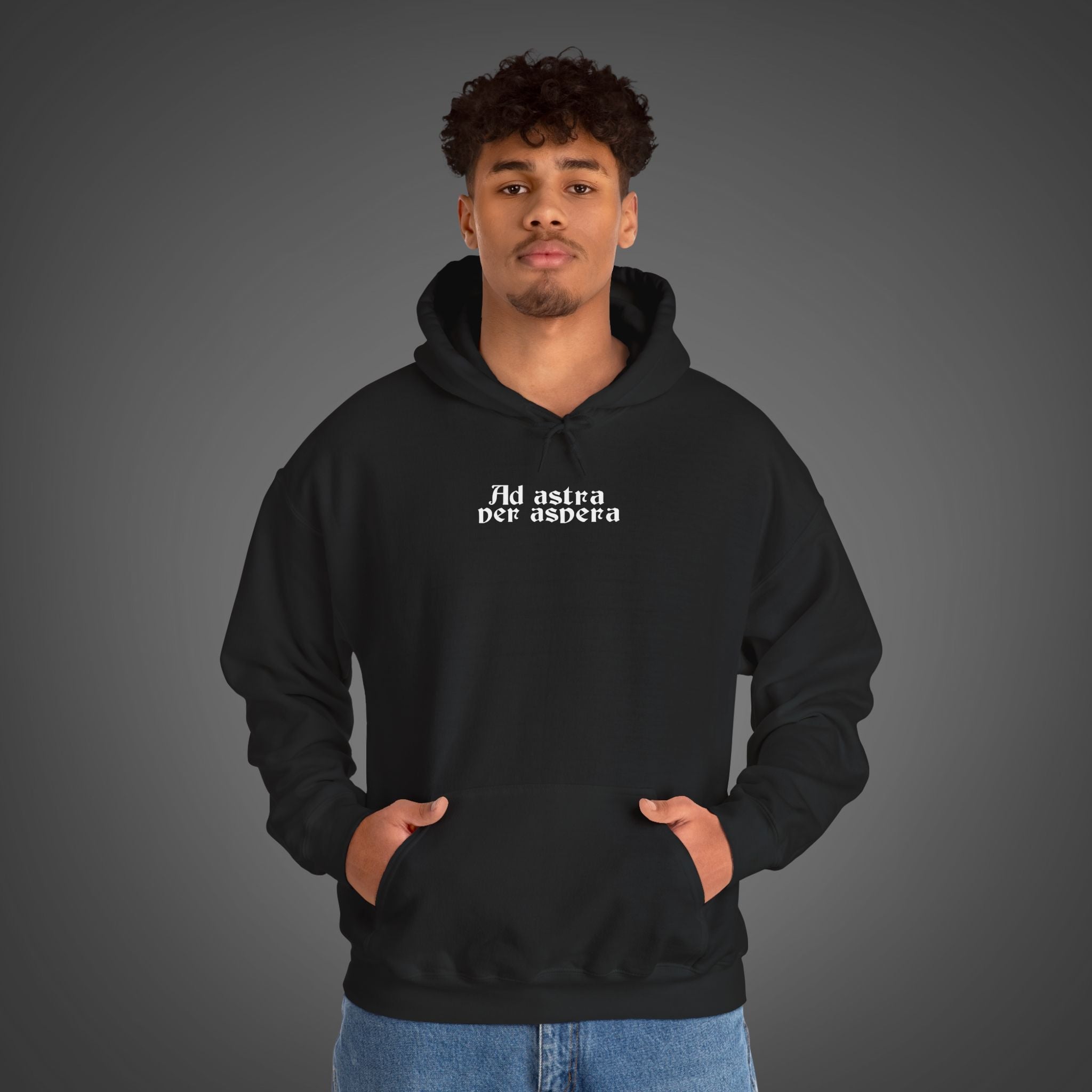 Men's "Ad astra per aspera" - "To the stars through difficulties" Hoodie