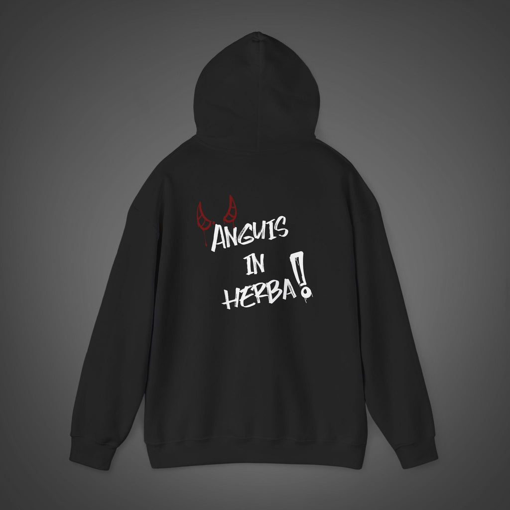 Men's "Anguis in herba" - "A snake in the grass"(hidden danger)  Hoodie