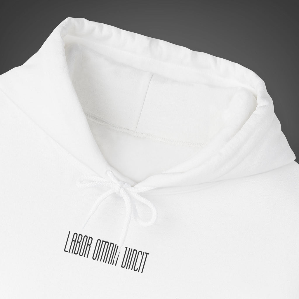 Men 's  "Labor Omnia Vincit " - "Work conquers all" Hoodie