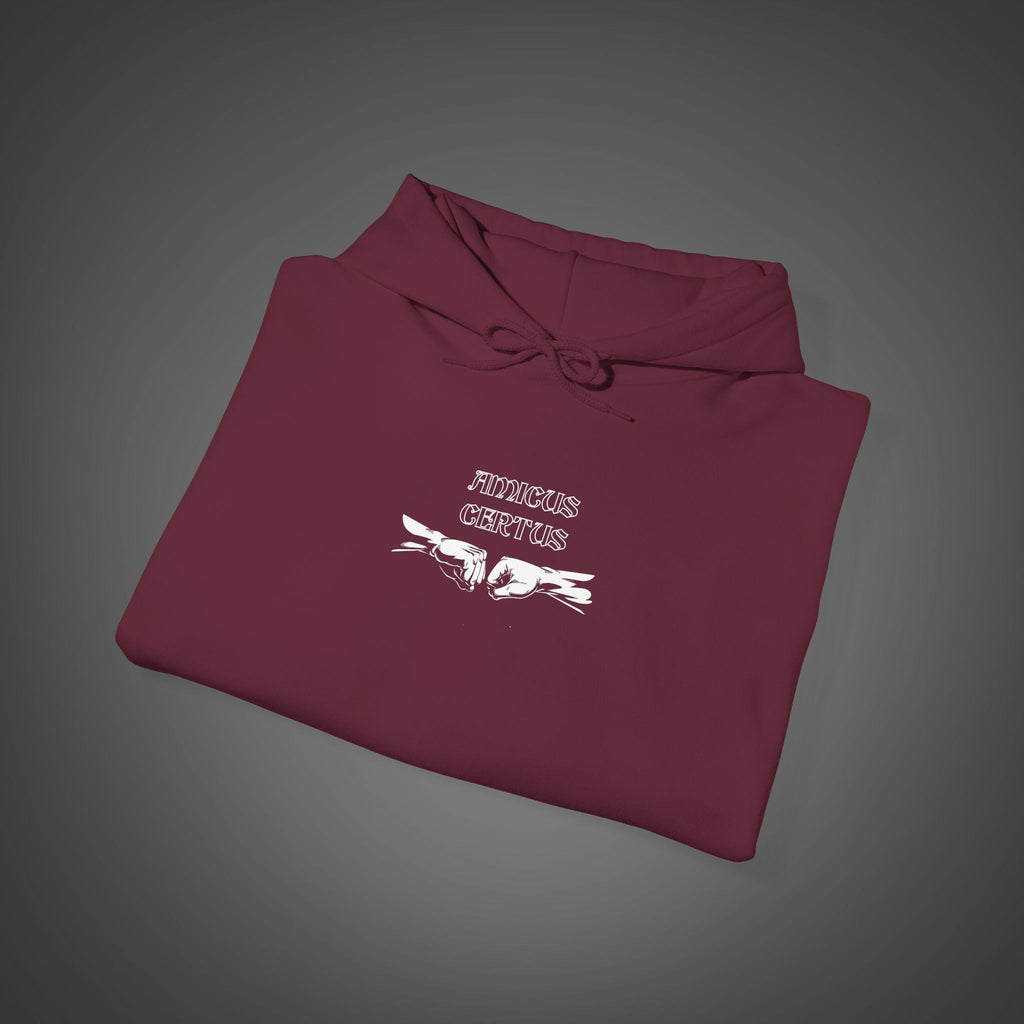 Men's "Amicus certus in re incerta cernitur - "A true friend is known in time of need" Hoodie