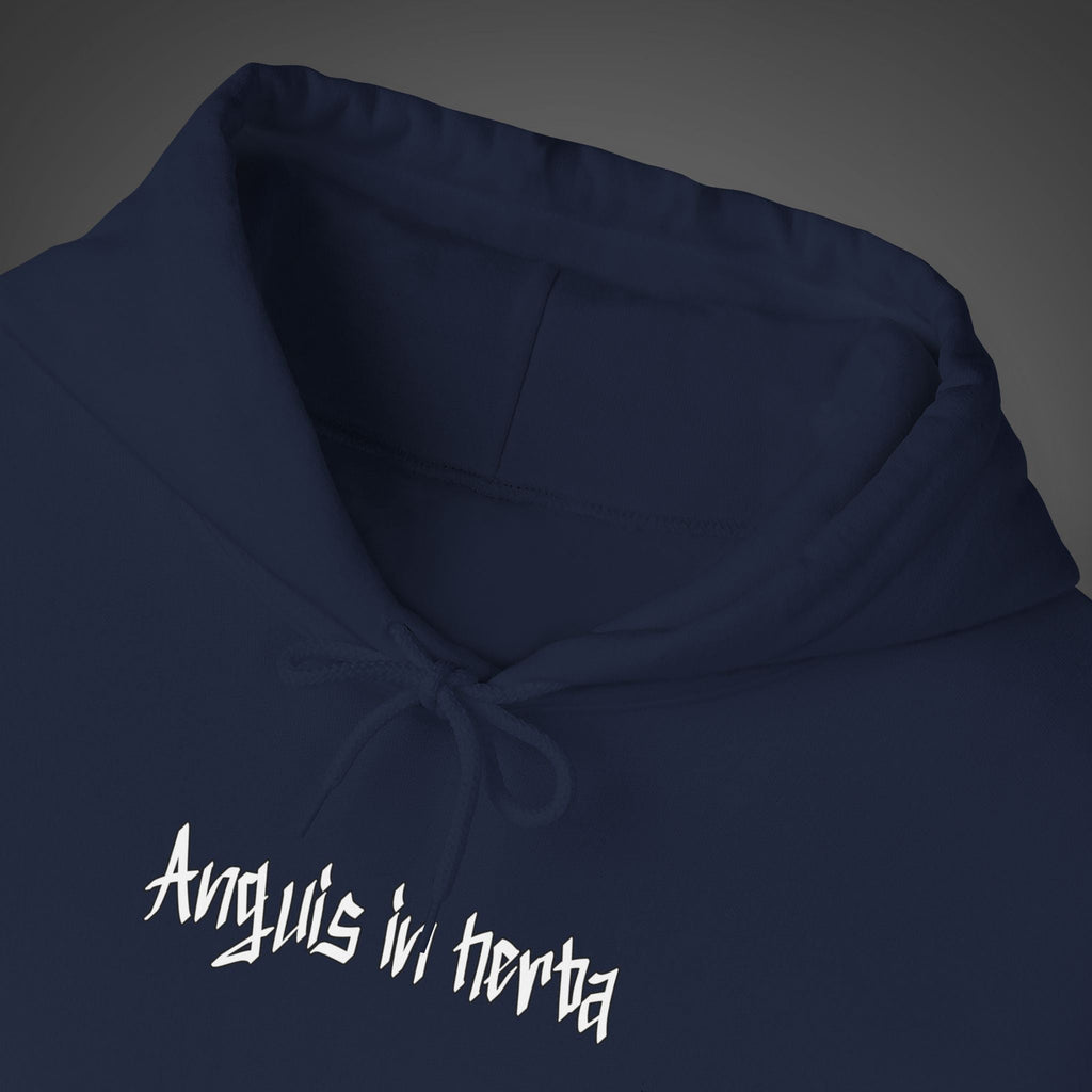 Men's "Anguis in herba" - "A snake in the grass"(hidden danger)  Hoodie