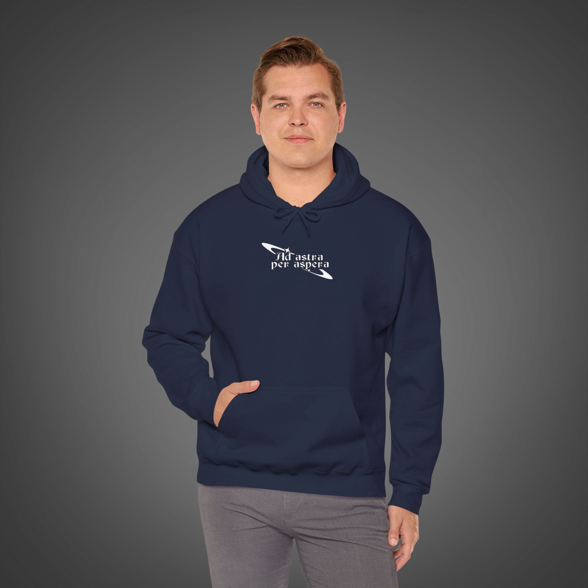 Men's "Ad astra per aspera" - "To the stars through difficulties" Hoodie