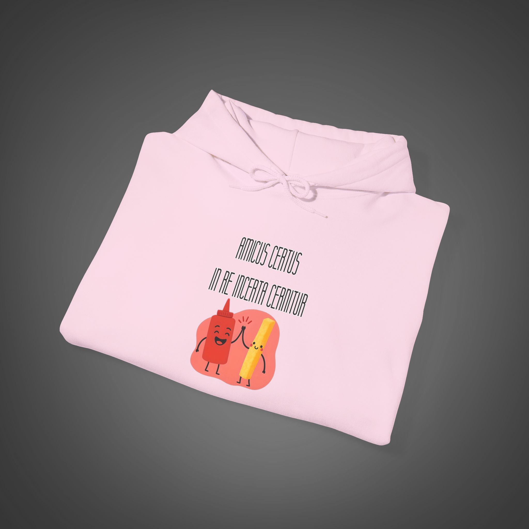 Women's "Amicus certus in re incerta cernitur - "A true friend is known in time of need" Hoodie