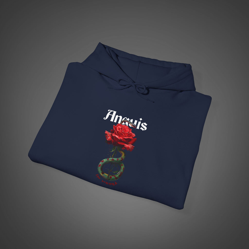 Men's "Anguis in herba" - "A snake in the grass"(hidden danger)  Hoodie