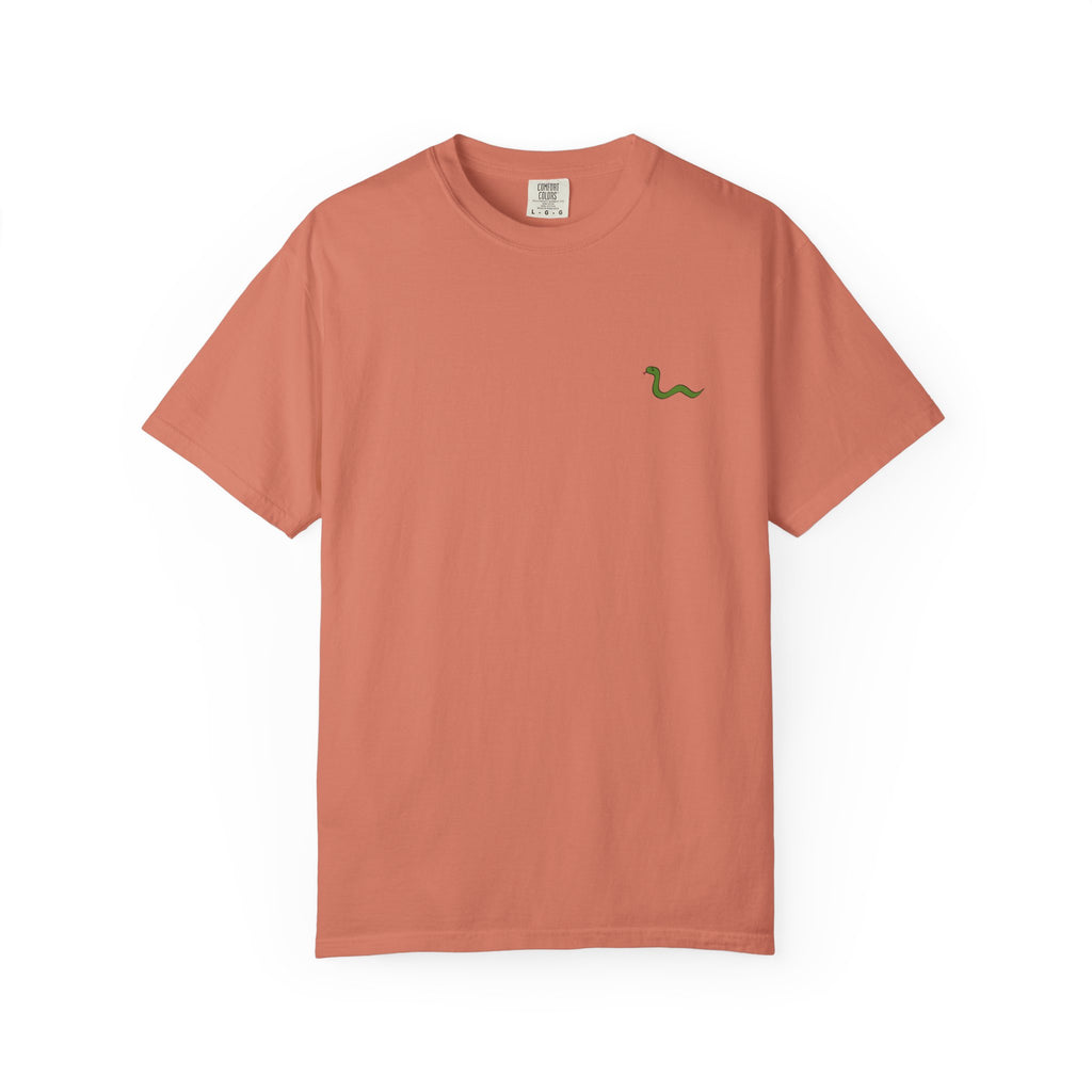 Women's "Anguis in herba" - "A snake in the grass"(hidden danger) T-shirt