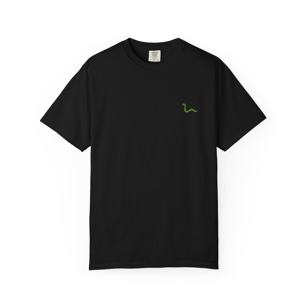 Women's "Anguis in herba" - "A snake in the grass"(hidden danger) T-shirt