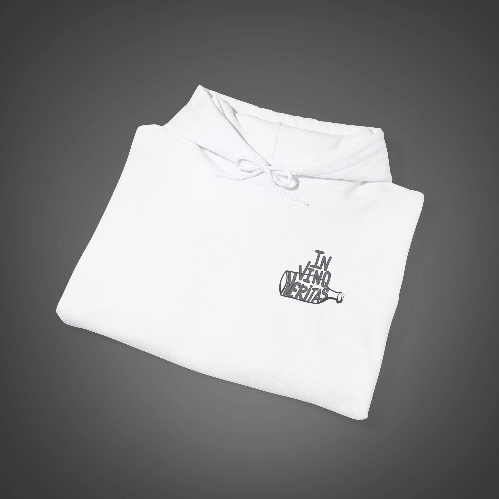 Men's "In vino veritas" - "In wine, truth" Hoodie