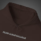 Men's "Filius albae gallinae" - "A child of the white hen" Hoodie