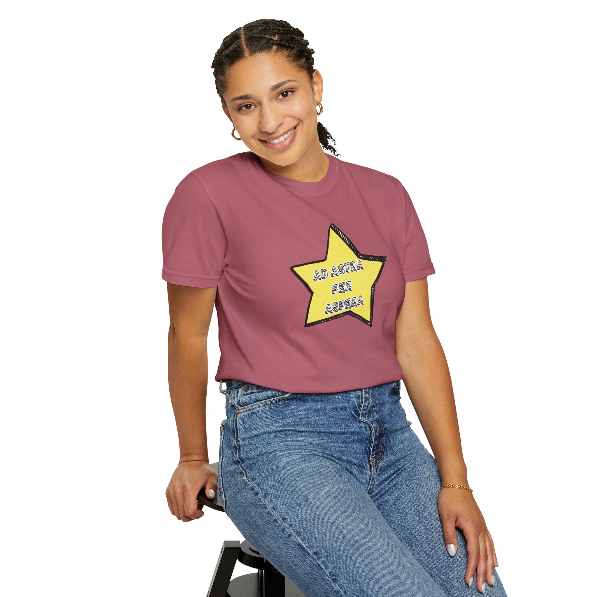 Women's "Ad astra per aspera" - "To the stars through difficulties" T-Shirt
