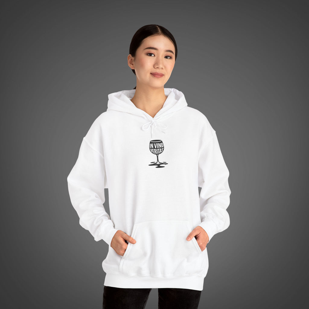 Women's "In vino veritas" - "In wine, truth" (Wine Glass) Hoodie