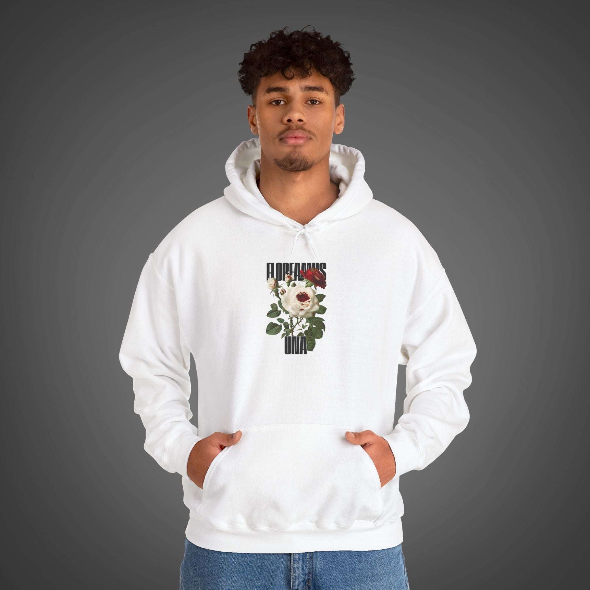 Men's "Floreamus una" - "Let's bloom together"  Hoodie