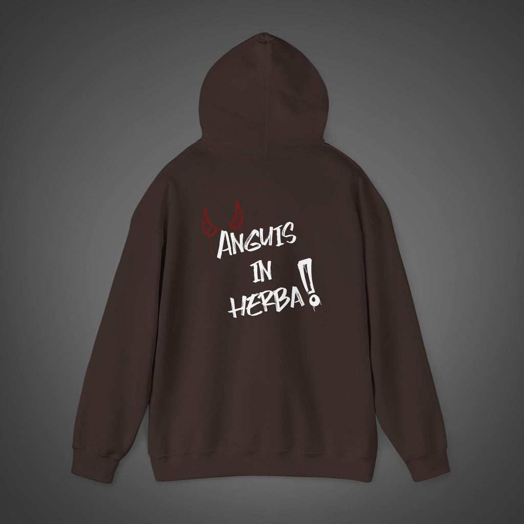 Men's "Anguis in herba" - "A snake in the grass"(hidden danger)  Hoodie