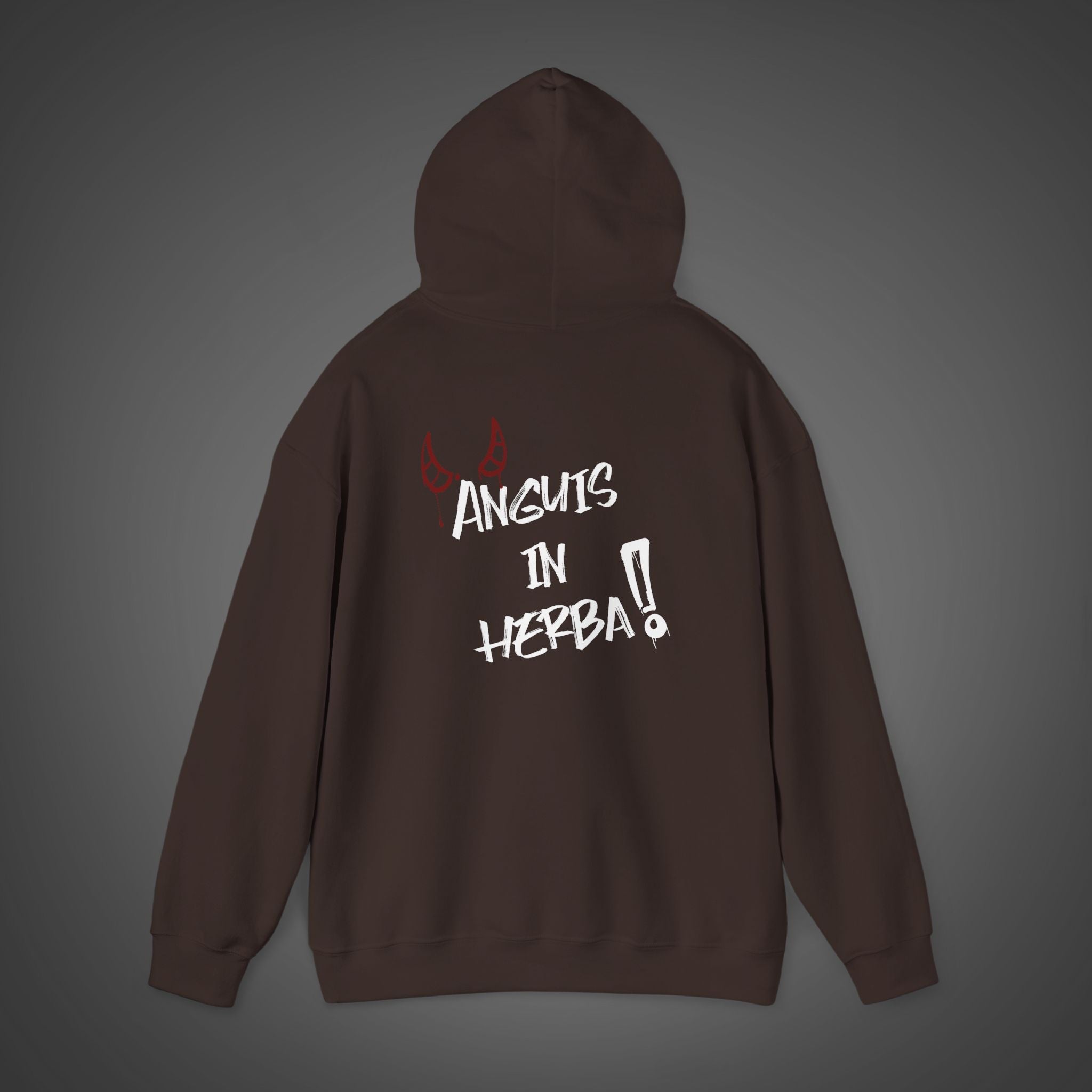 Men's "Anguis in herba" - "A snake in the grass"(hidden danger)  Hoodie