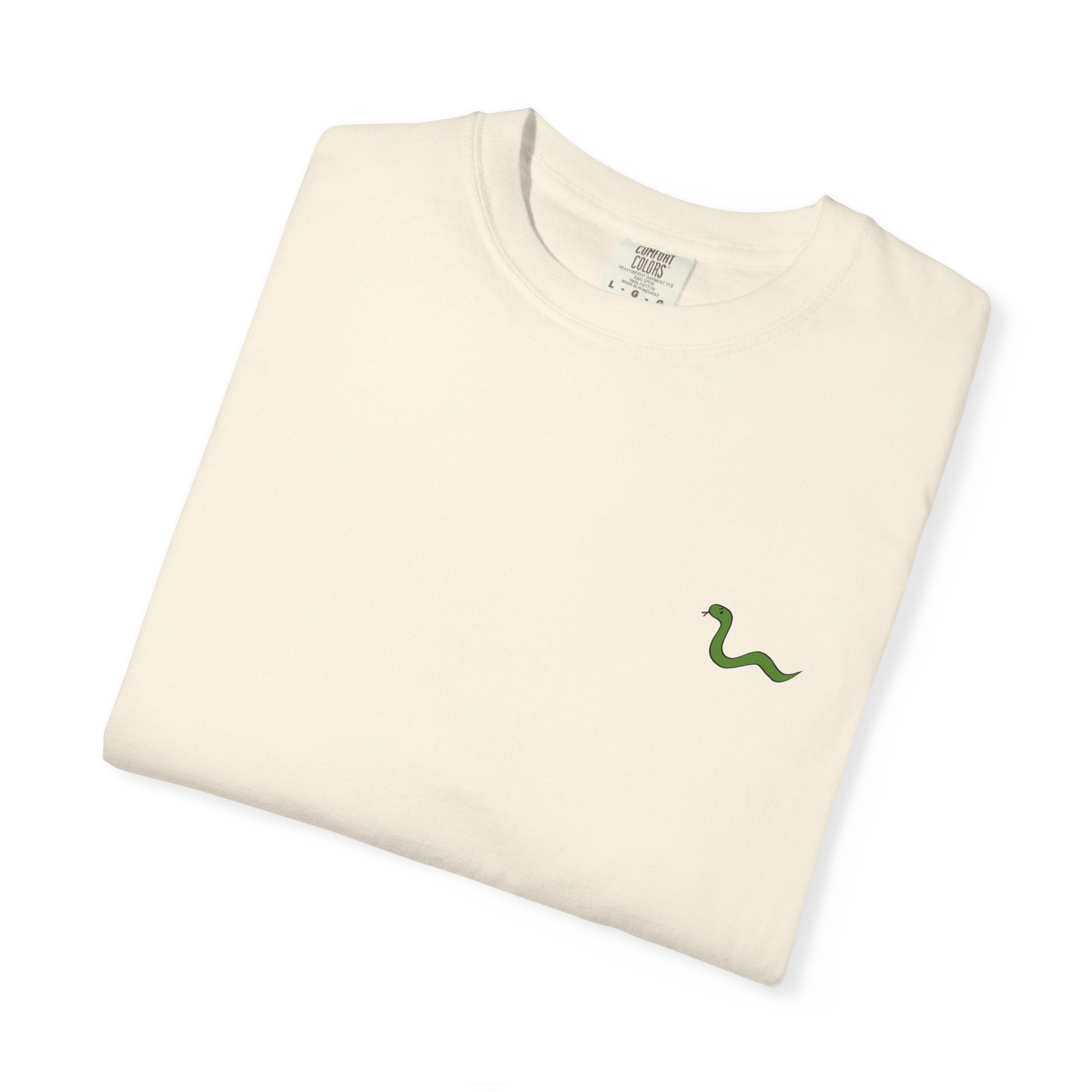Women's "Anguis in herba" - "A snake in the grass"(hidden danger) T-shirt