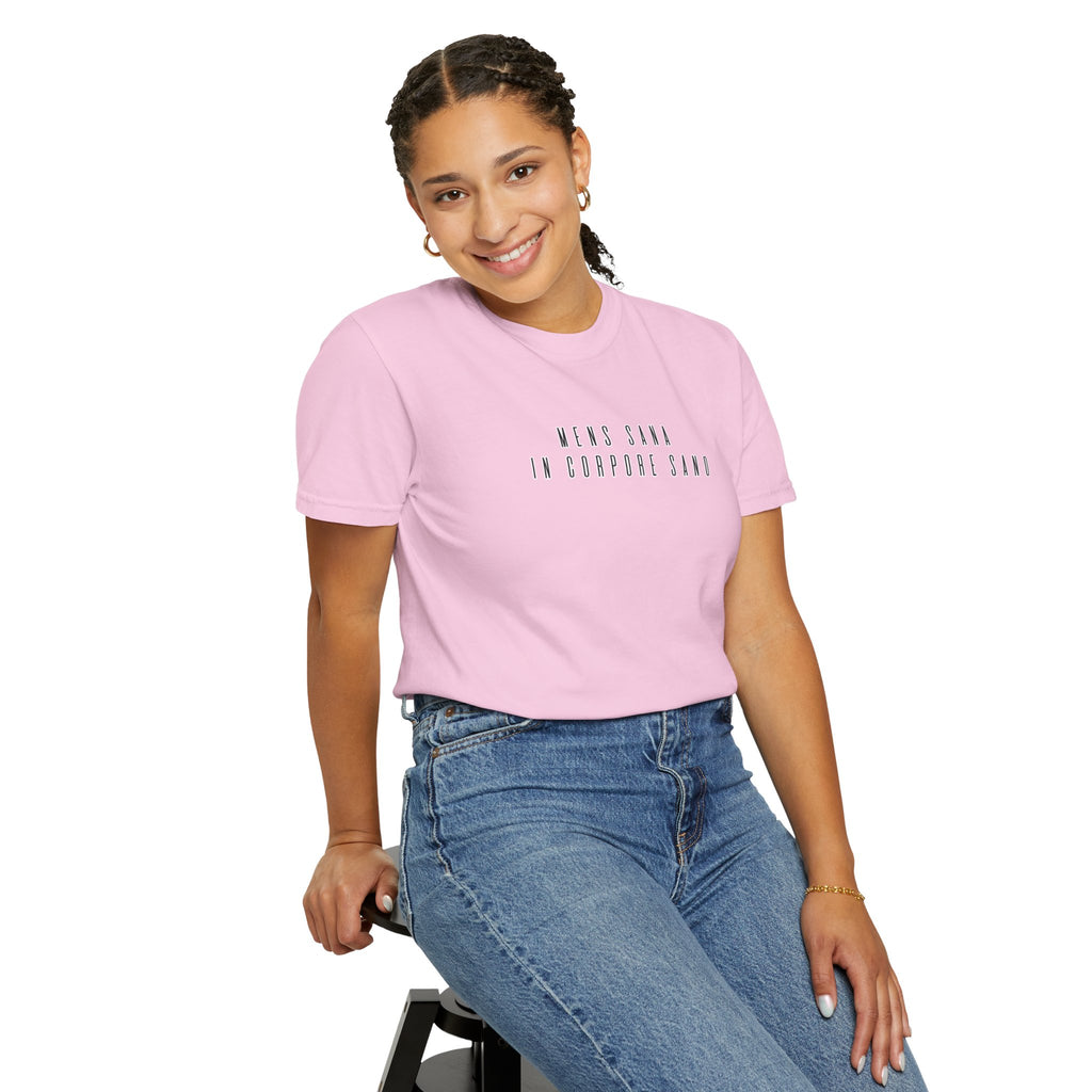 Women's "Mens sana in corpore sano" - "A healthy mind in a healthy body" T-Shirt