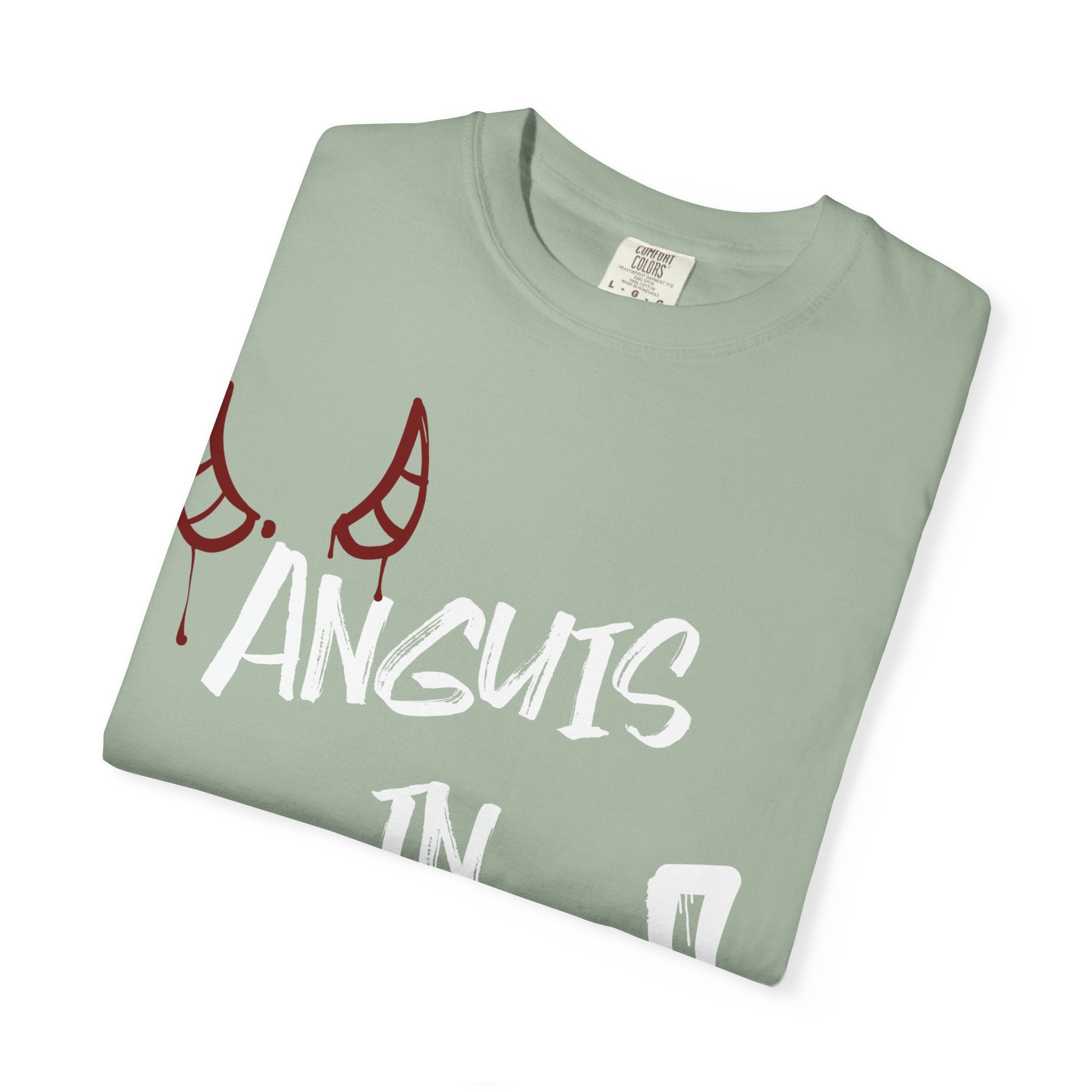 Men “Anguis in herba” – “A snake in the grass” (hidden danger) T-Shirt