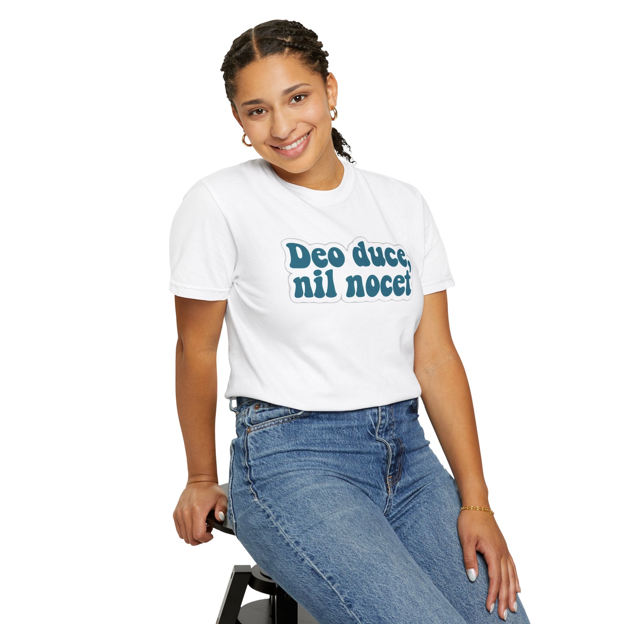 Women's "Deo duce, nil nocet" - "With God as my guide, nothing harms me" T-Shirt