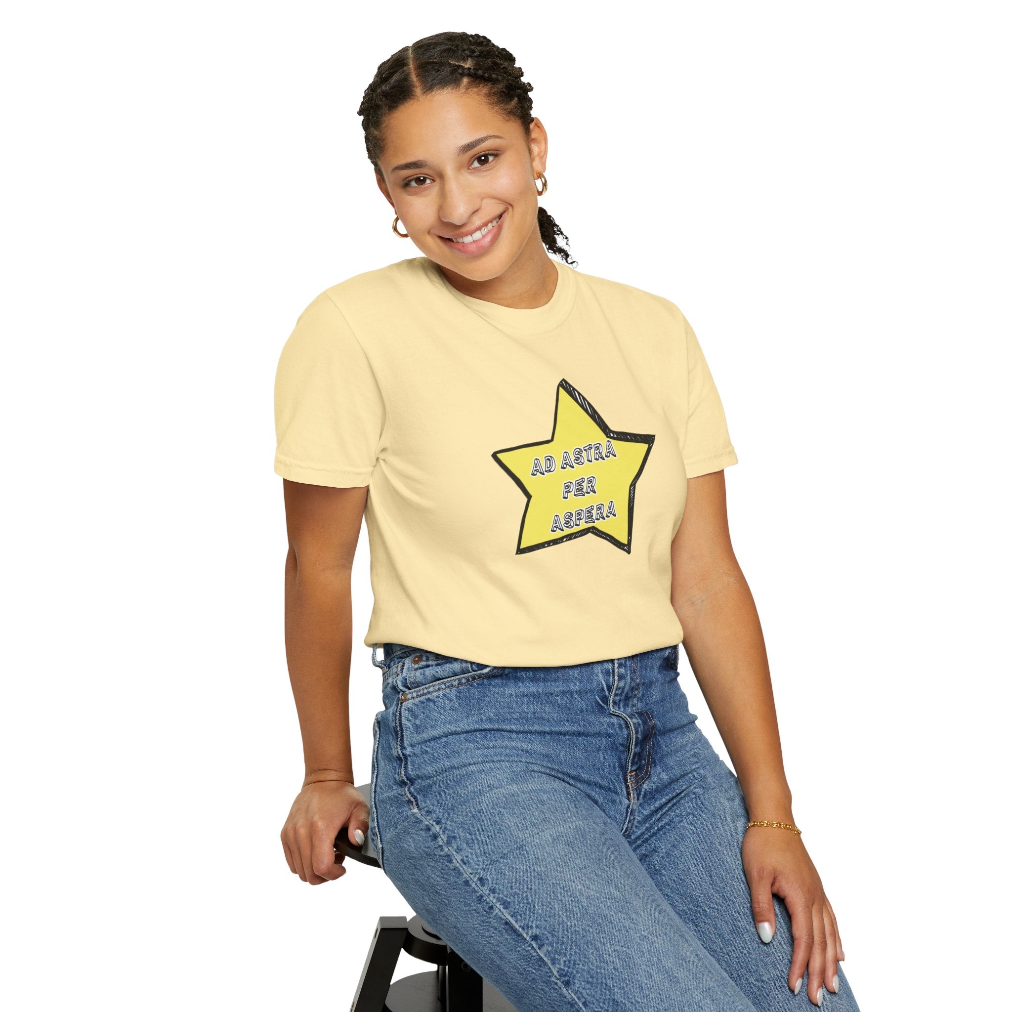 Women's "Ad astra per aspera" - "To the stars through difficulties" T-Shirt
