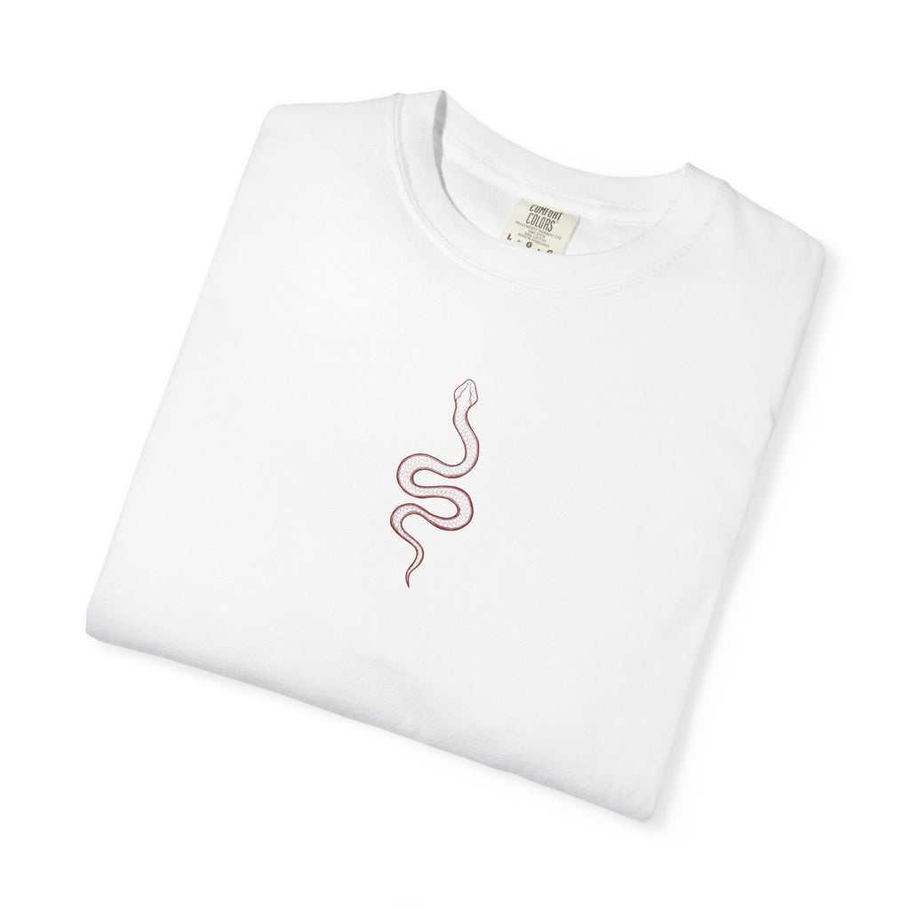 Women's "Anguis in herba" - "A snake in the grass"(hidden danger) T-shirt