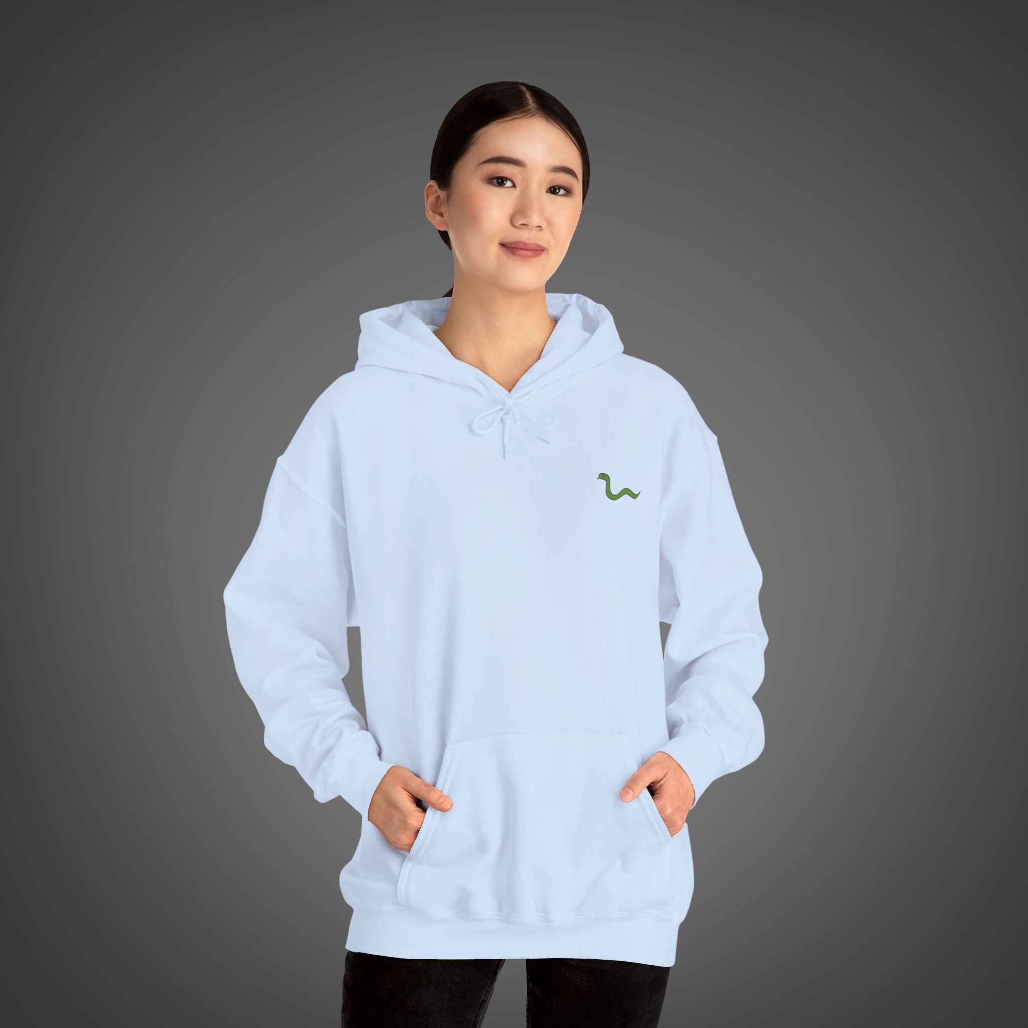 Women's "Anguis in herba" - "A snake in the grass"(hidden danger)  Hoodie