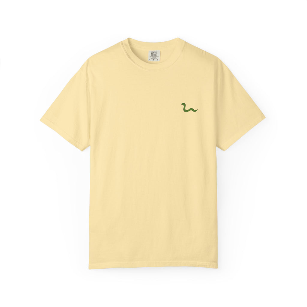 Women's "Anguis in herba" - "A snake in the grass"(hidden danger) T-shirt