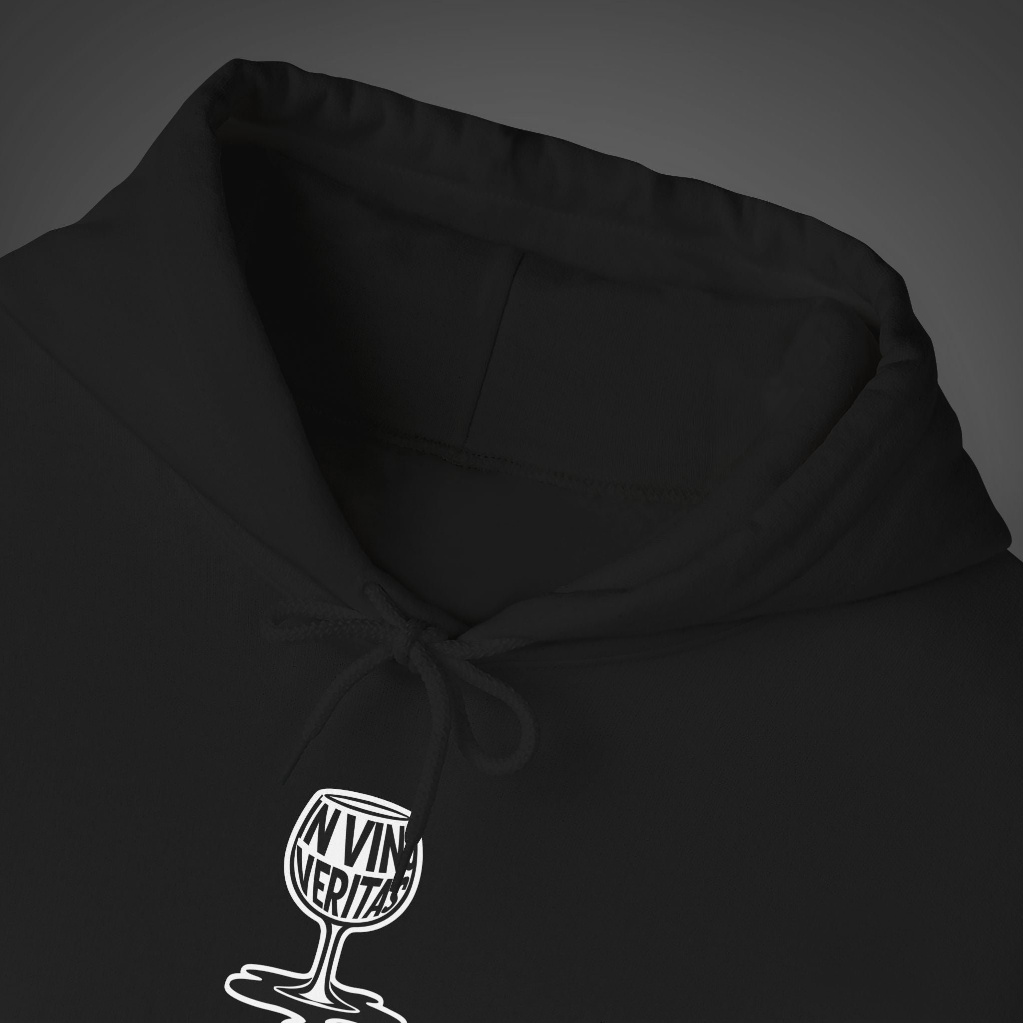 Women's "In vino veritas" - "In wine, truth" (Wine Glass) Hoodie