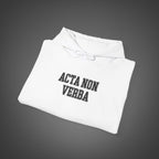Women's "Acta non verba" - "Deeds, not words"  Hoodie